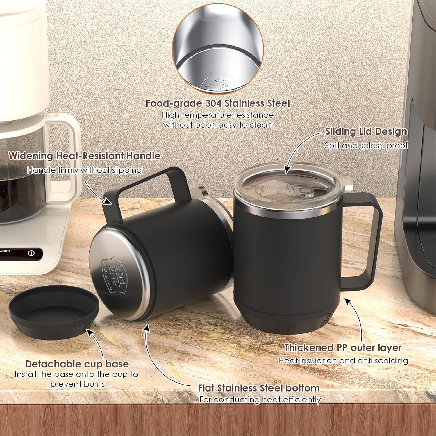 Calentador de Taza Eléctrico Felibeaco 36W con Taza 16oz