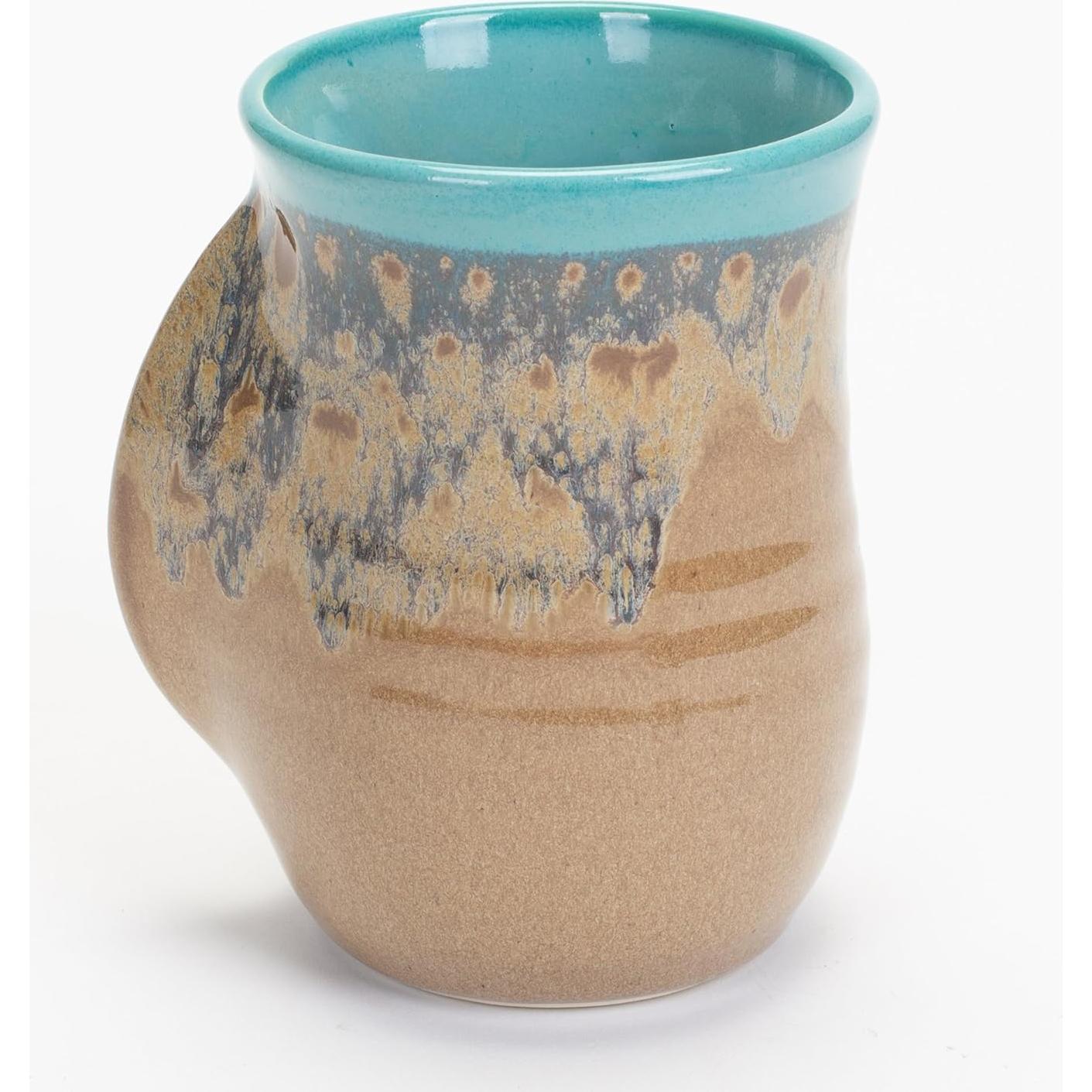 Taza Calentadora de Manos Clay in Motion Oasis de Isla 396 ml