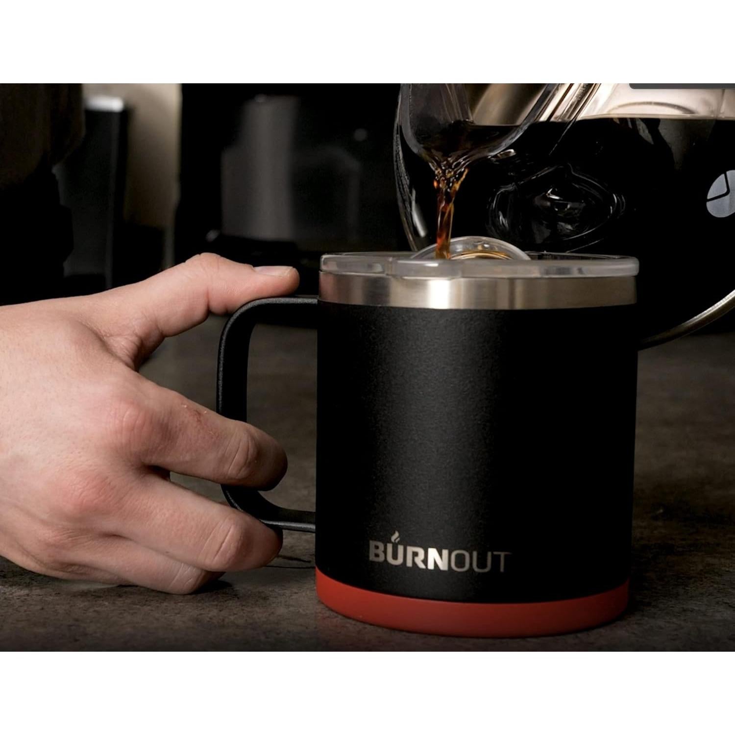 Taza de Control de Temperatura BurnOut 2.0 1L Roja