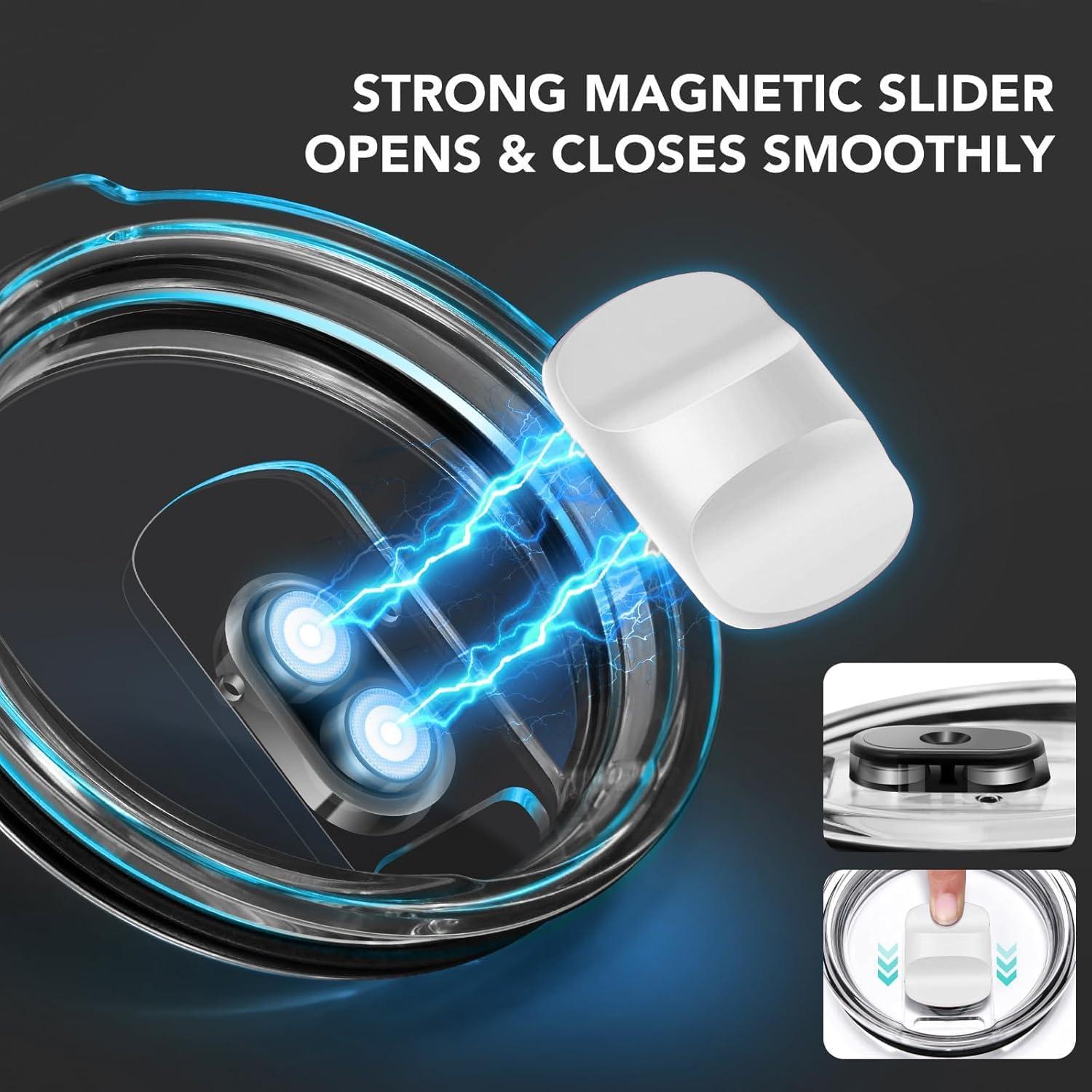 Paquete de 2 tapas magnéticas UWSTE para tazas Ember 14 oz