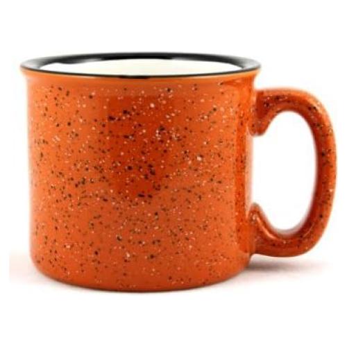 Taza de Cerámica Marble Creek 15oz Naranja Quemado