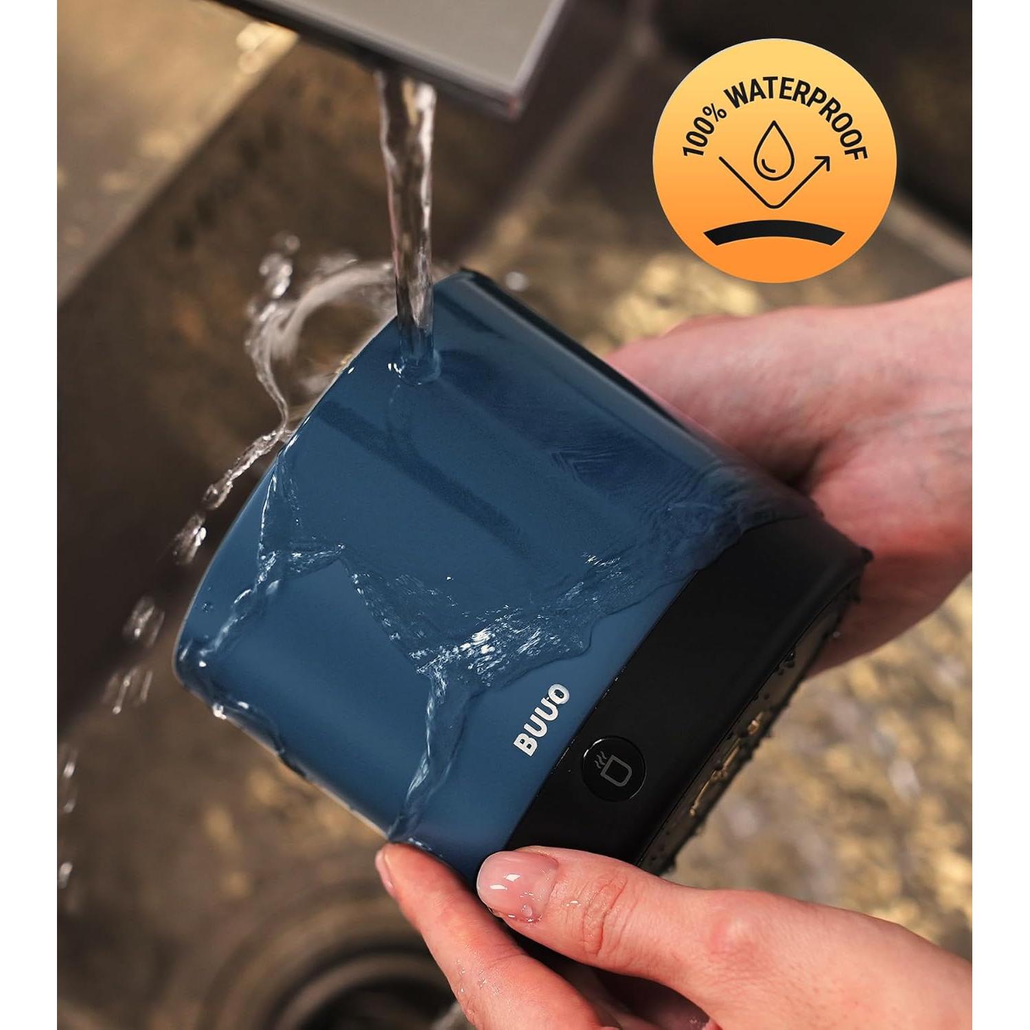 Taza de café autocalentable Buuo 14 oz con control de temperatura