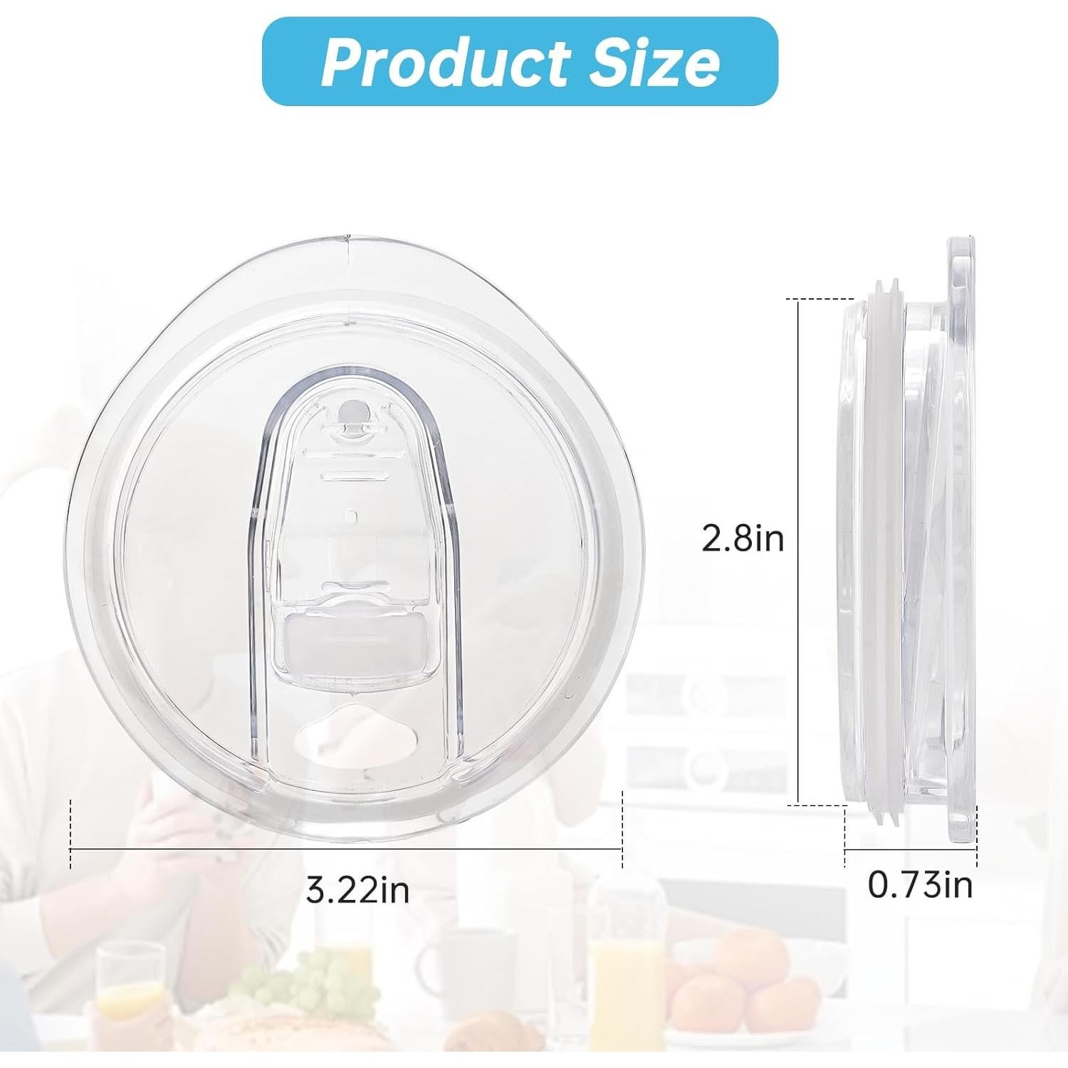 Tapa Deslizante Ajrwiiy para Taza Ember 10oz a Prueba de Derrames