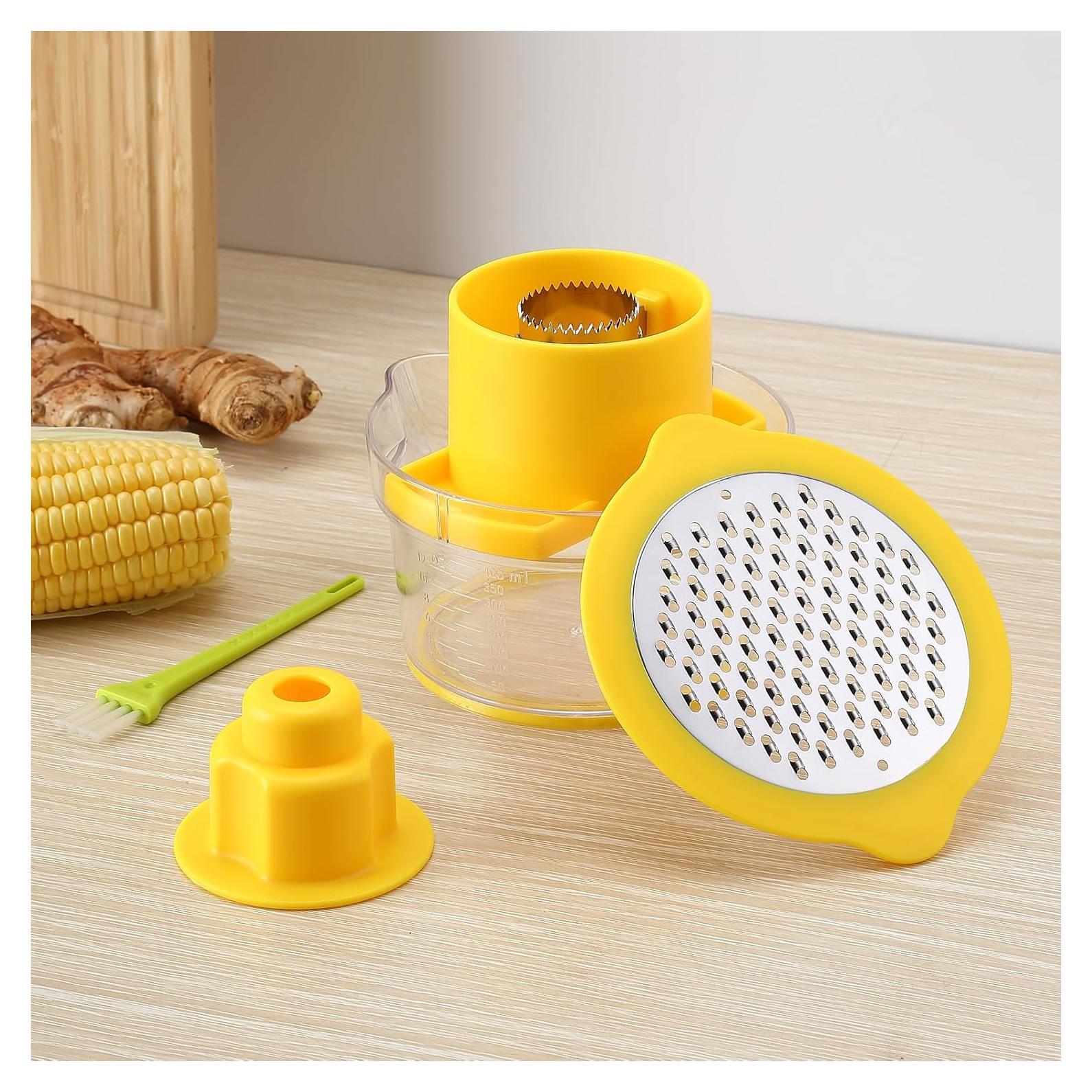 Desgranador de Maíz 3 en 1 Houlime con Contenedor y Cepillo