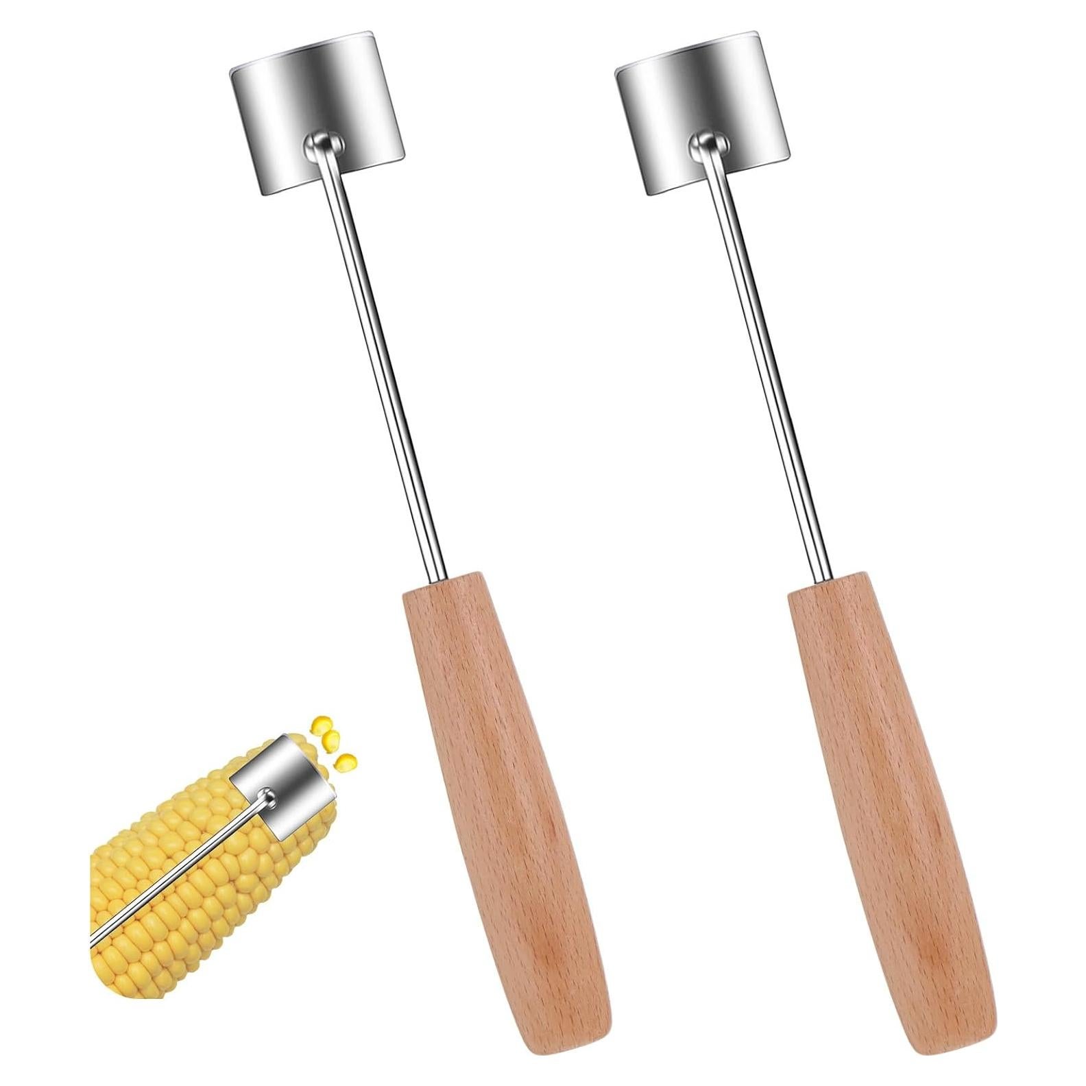 Pelador de Mazorcas de Maíz Tucnoeu 2 Pzs Acero Inoxidable