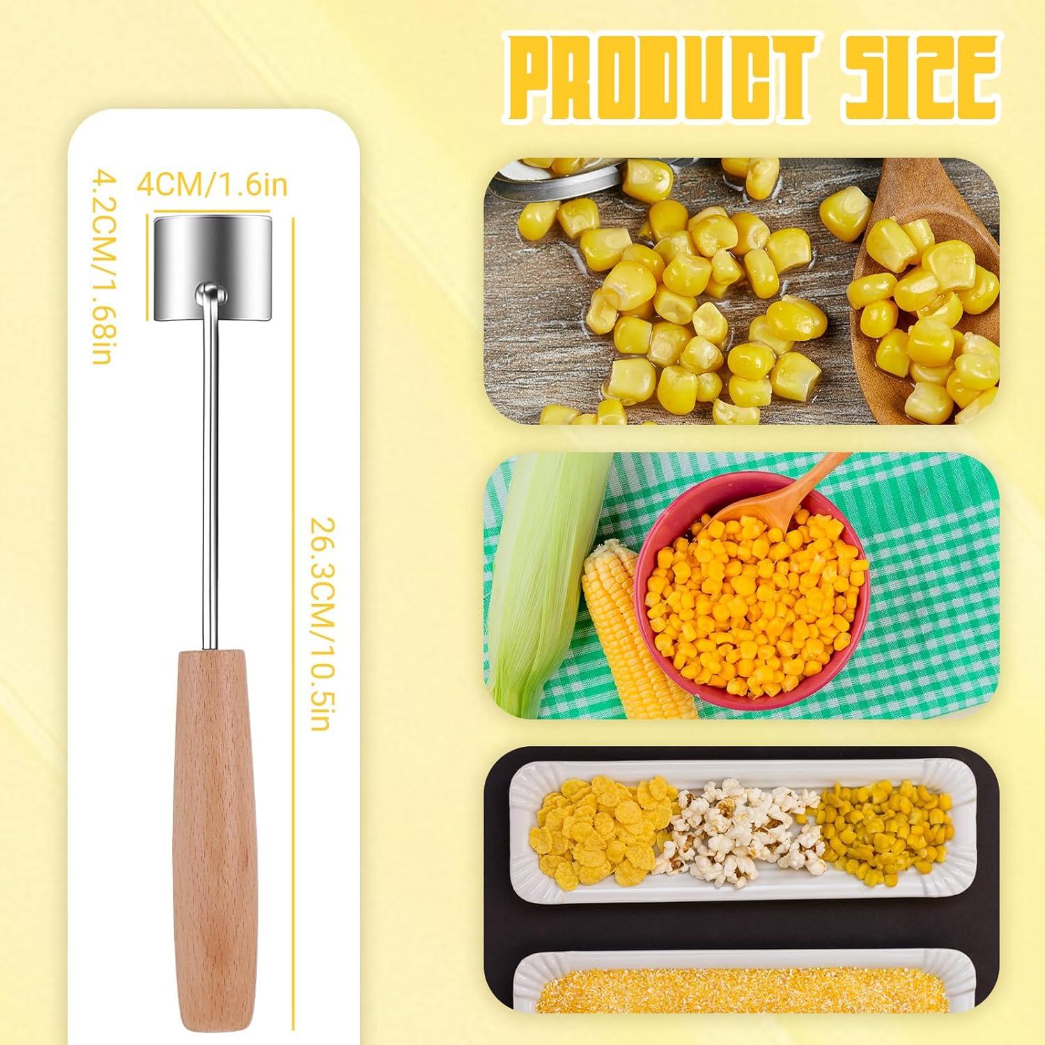 Pelador de Mazorcas de Maíz Tucnoeu 2 Pzs Acero Inoxidable