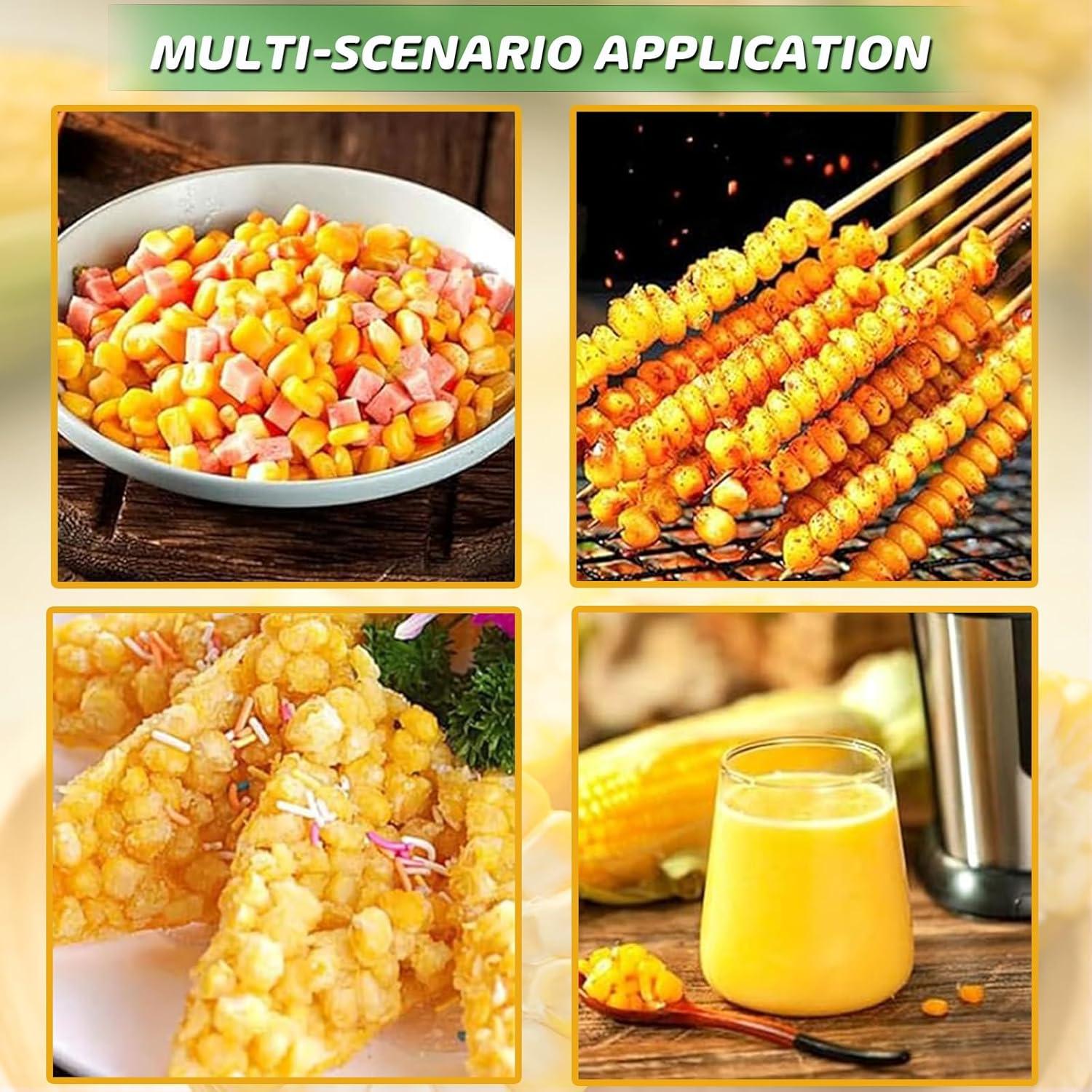 Pelador de Maíz TEZKIM, Acero Inoxidable, 2 Piezas