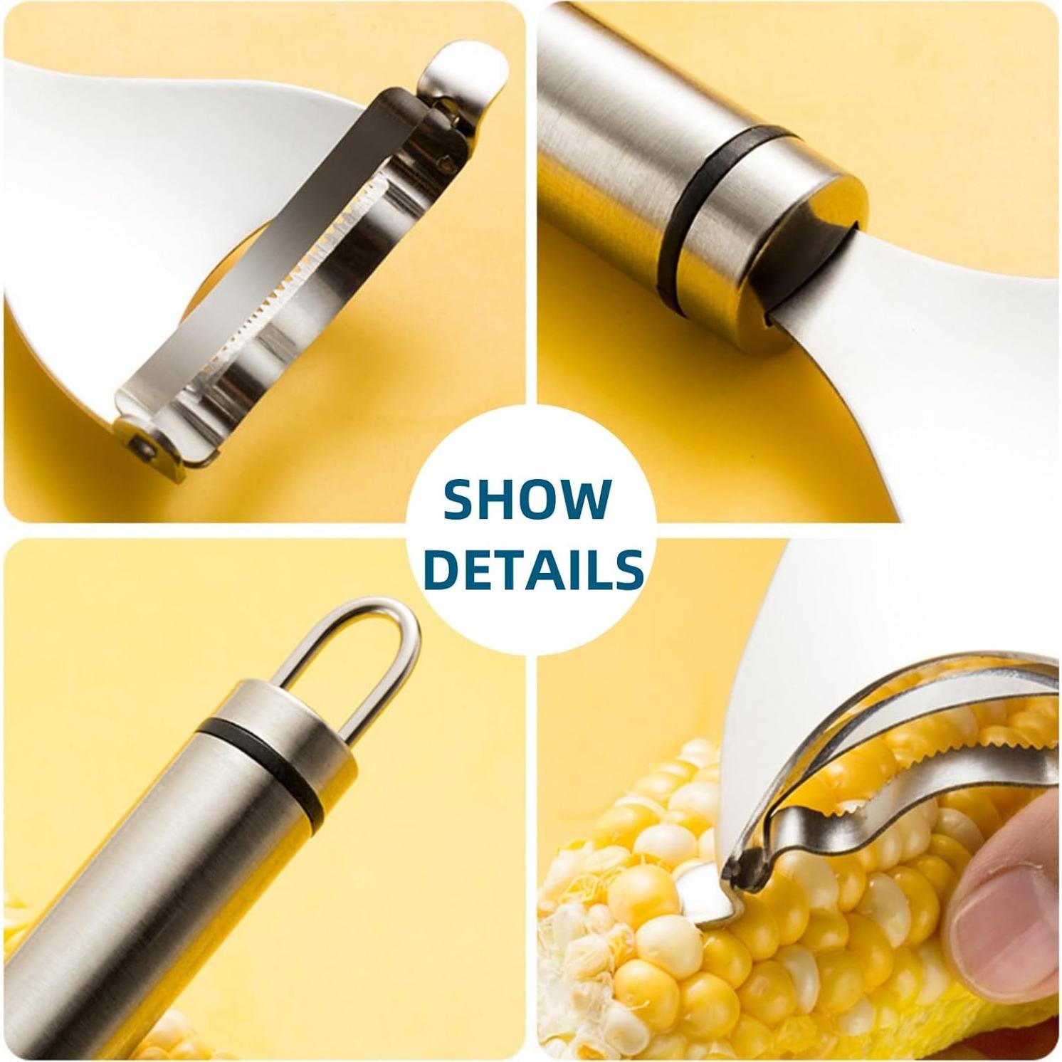 Pelador de Maíz Multifuncional ANIS·KEAAR de Acero Inoxidable