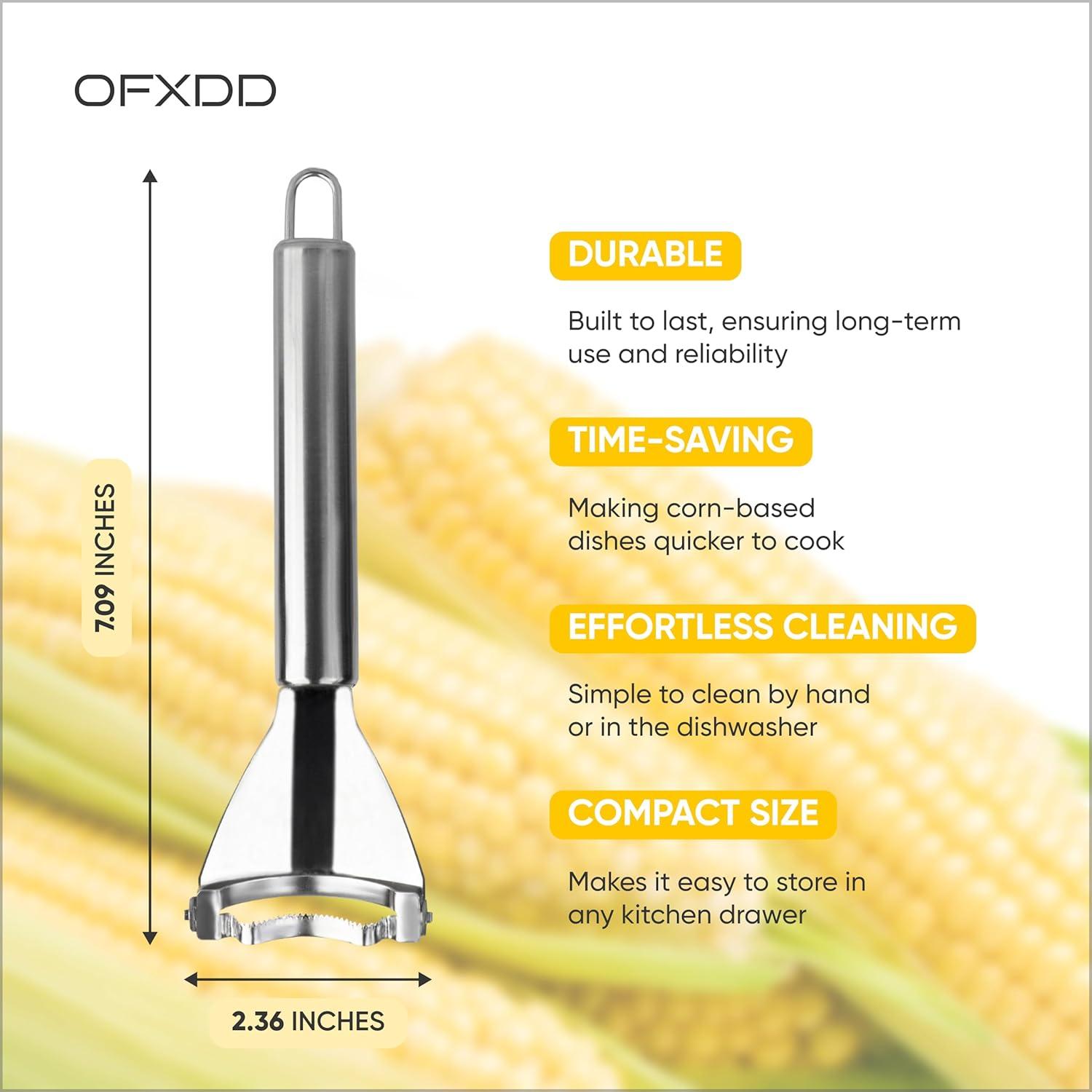 Desgranador de Maíz OFXDD B889 Acero Inoxidable Ergonómico