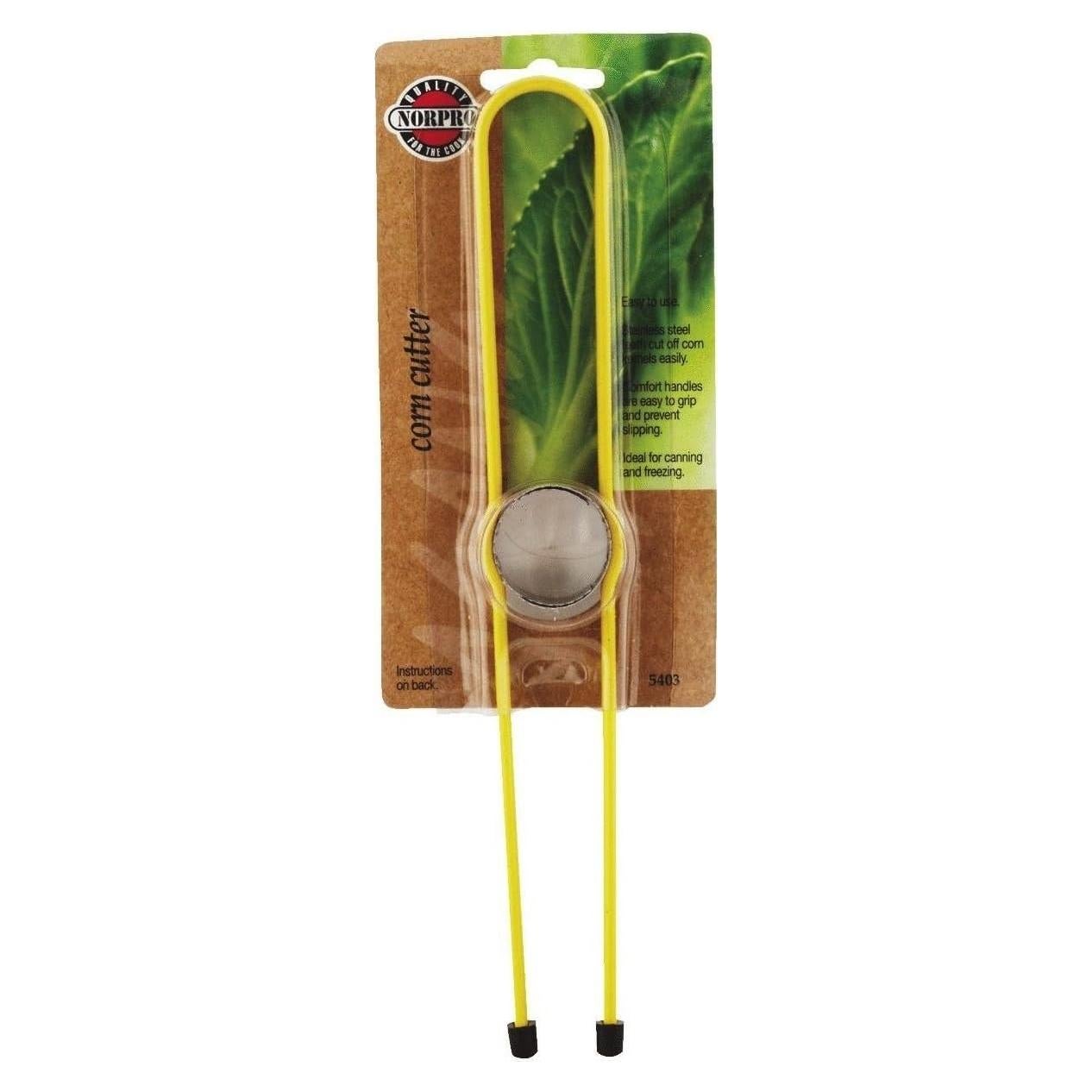 Cortador de Maíz Norpro 26.67 cm - Metal Ajustable Amarillo