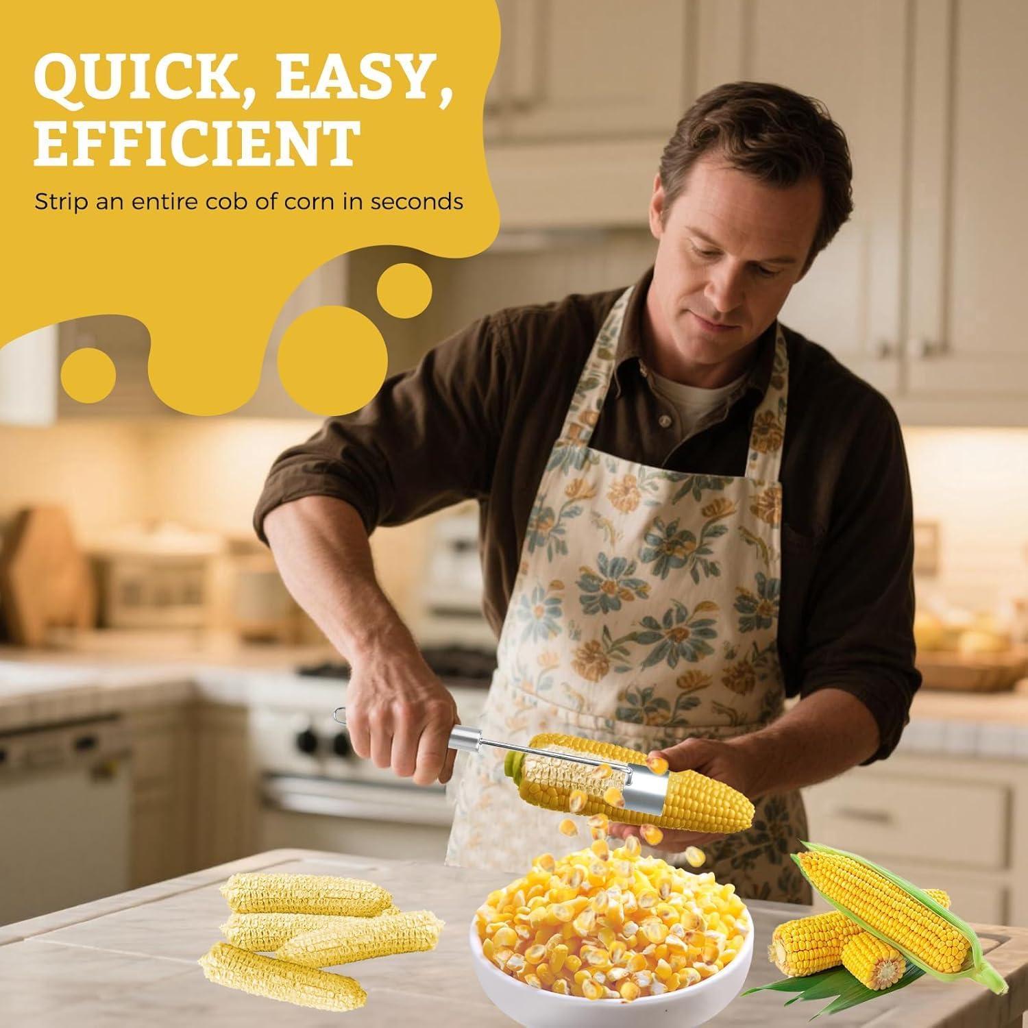 Pelador de Maíz Mivorpa 2 - Acero Inoxidable Ergonómico