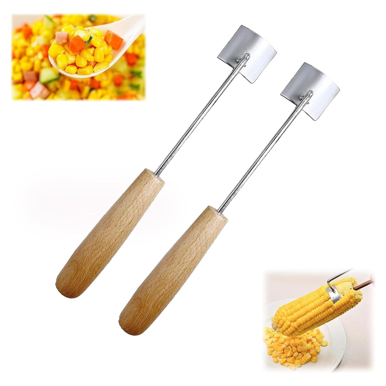 Pelador de Mazorcas de Maíz FRSBA Acero Inoxidable 2 Pcs