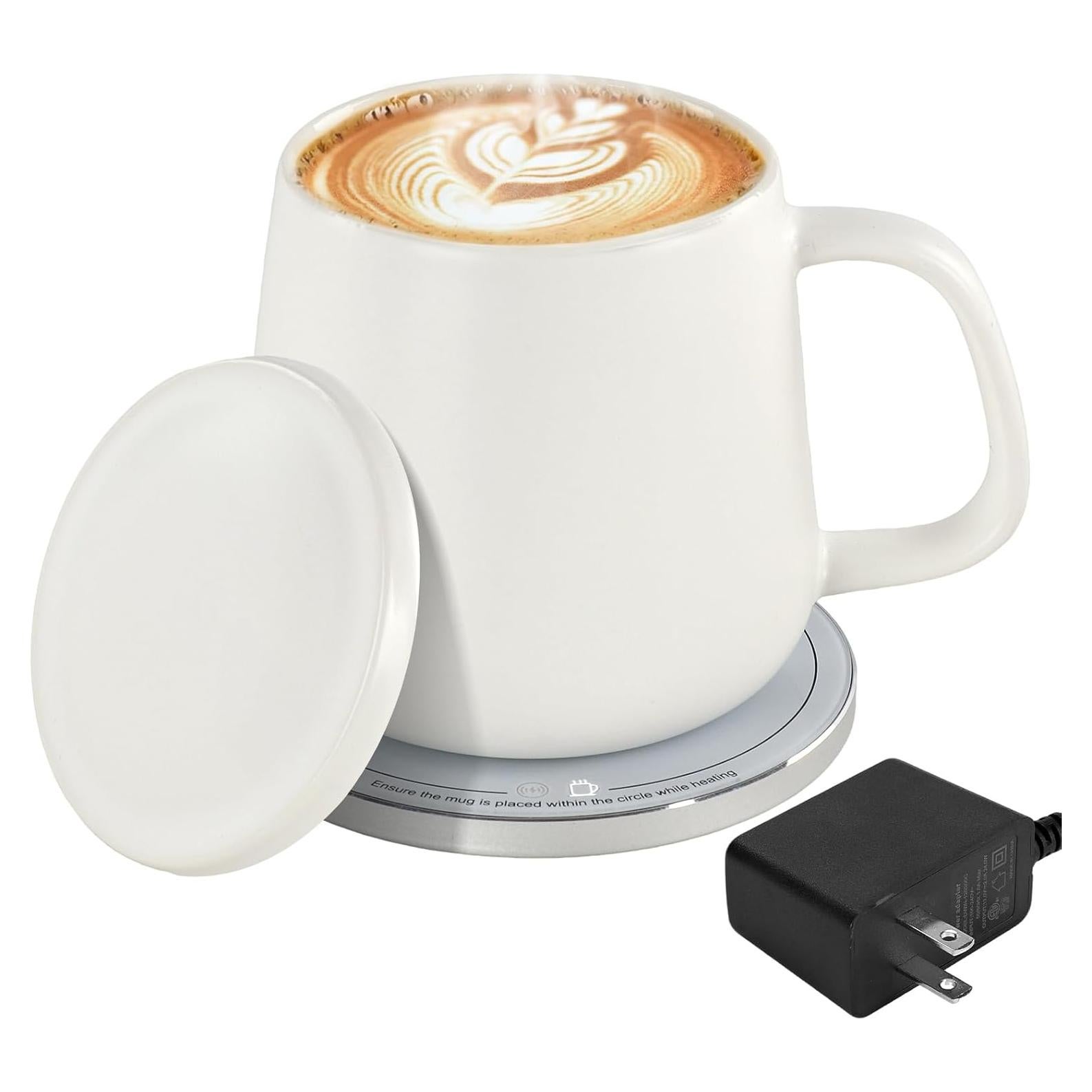 Taza Autocalentable USBERG 380ml con Cargador Inalámbrico 15W