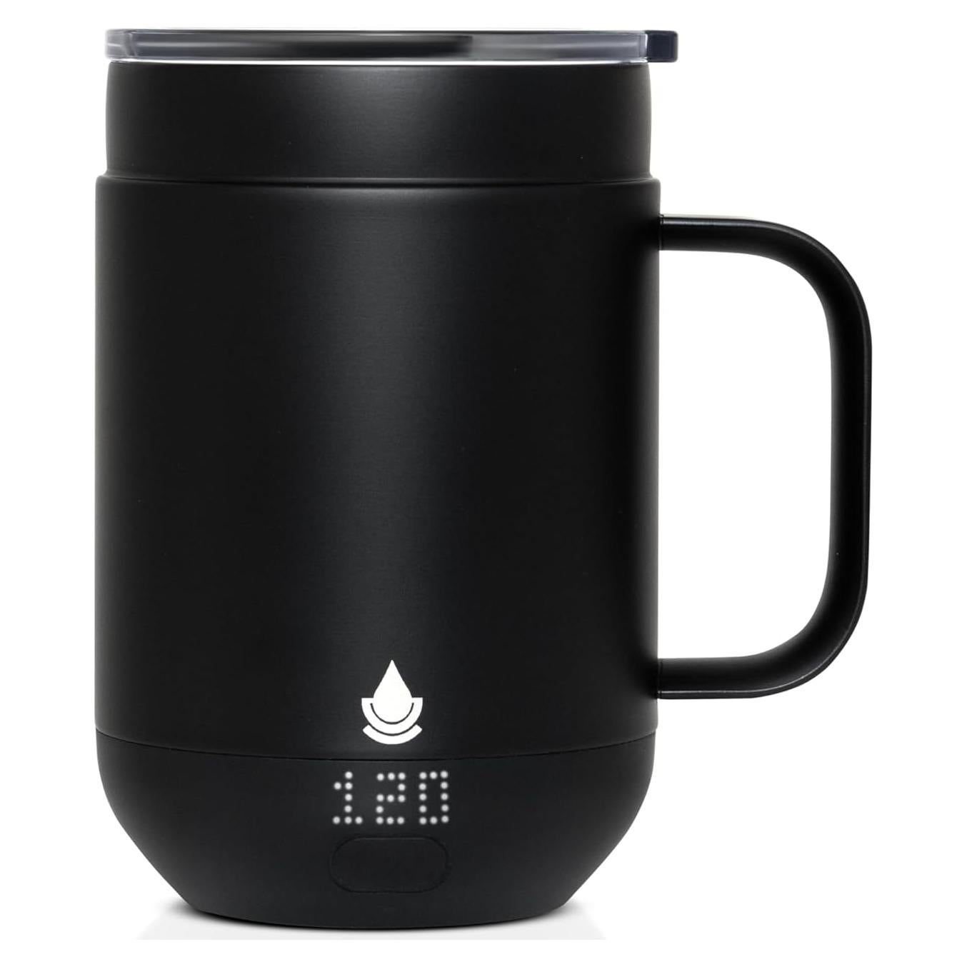 Taza autocalentable Ciups 0.47 L con control LED y batería