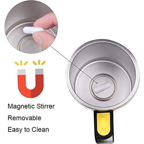 Taza Auto Revolvente IAMPDD 450ml Acero Inoxidable Negra