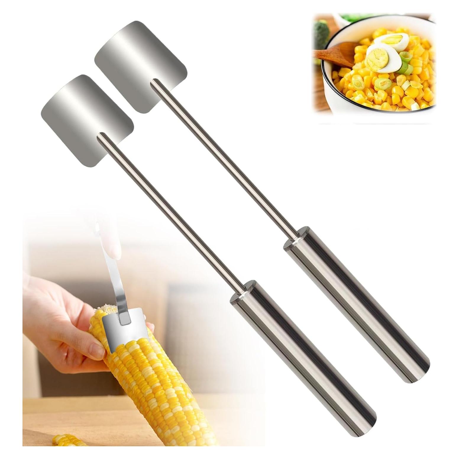 Desgranador de Maíz Manual YTXOX de Acero Inoxidable - 2 Unidades
