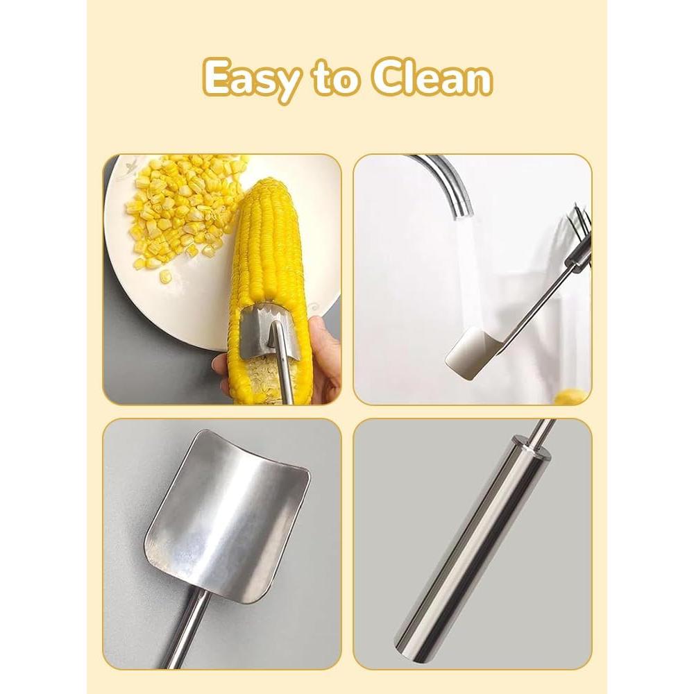Desgranador de Maíz Manual YTXOX de Acero Inoxidable - 2 Unidades