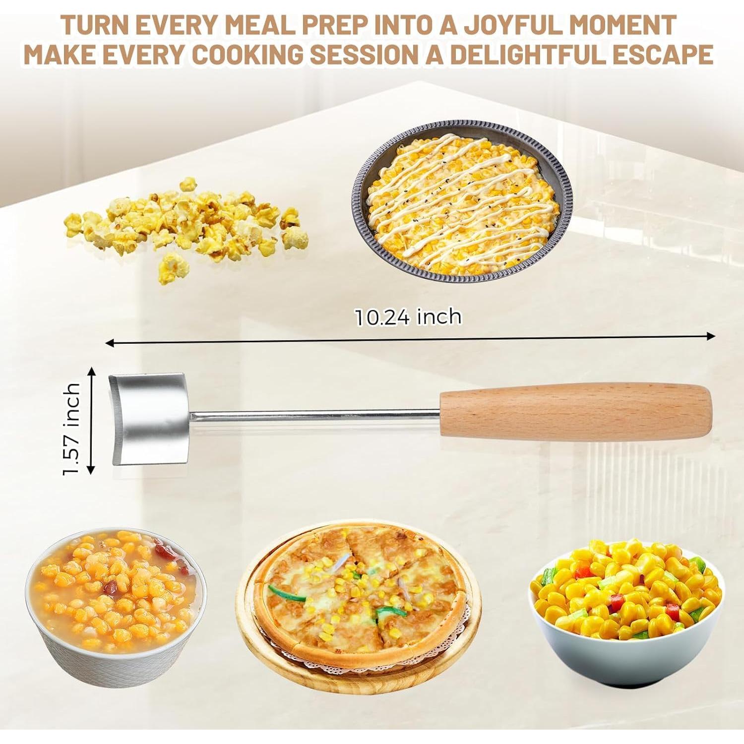 Pelador de Maíz Mivorpa con Mango de Madera Ecológico