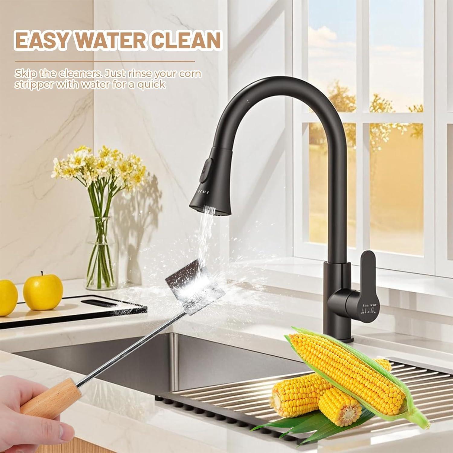 Pelador de Maíz Mivorpa con Mango de Madera Ecológico