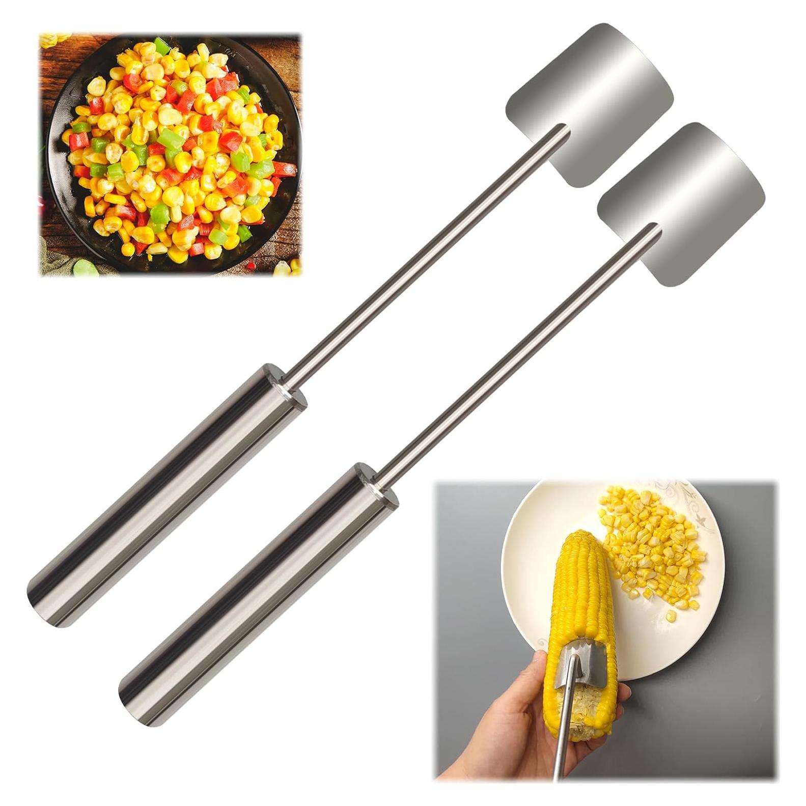Pelador de Mazorcas de Maíz EGZ Acero Inoxidable 2 Pzs