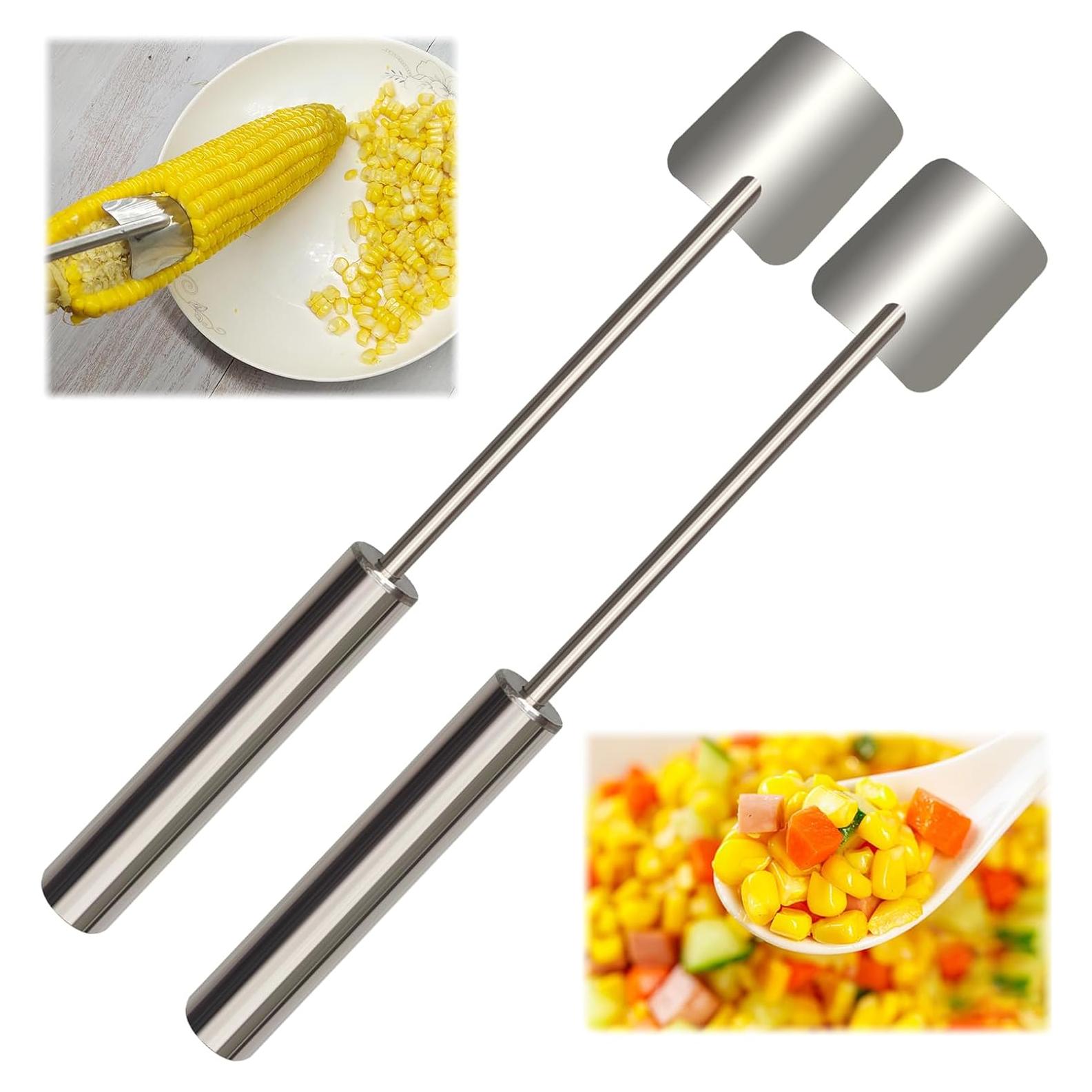 Pelador de Maíz EIJ Acero Inoxidable 2 Pcs 25 cm