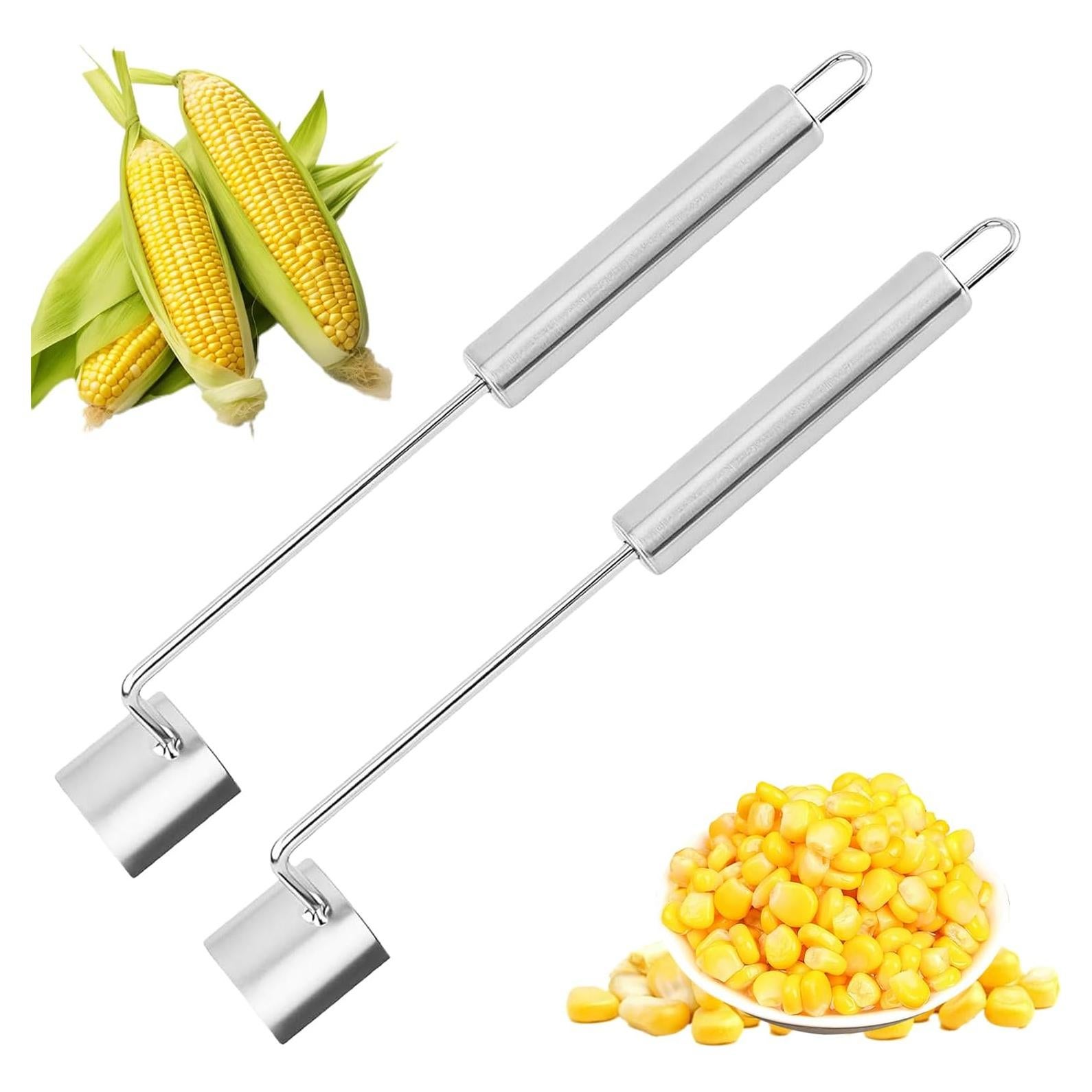 Pelador de Maíz Genérico de Acero Inoxidable 2PCS