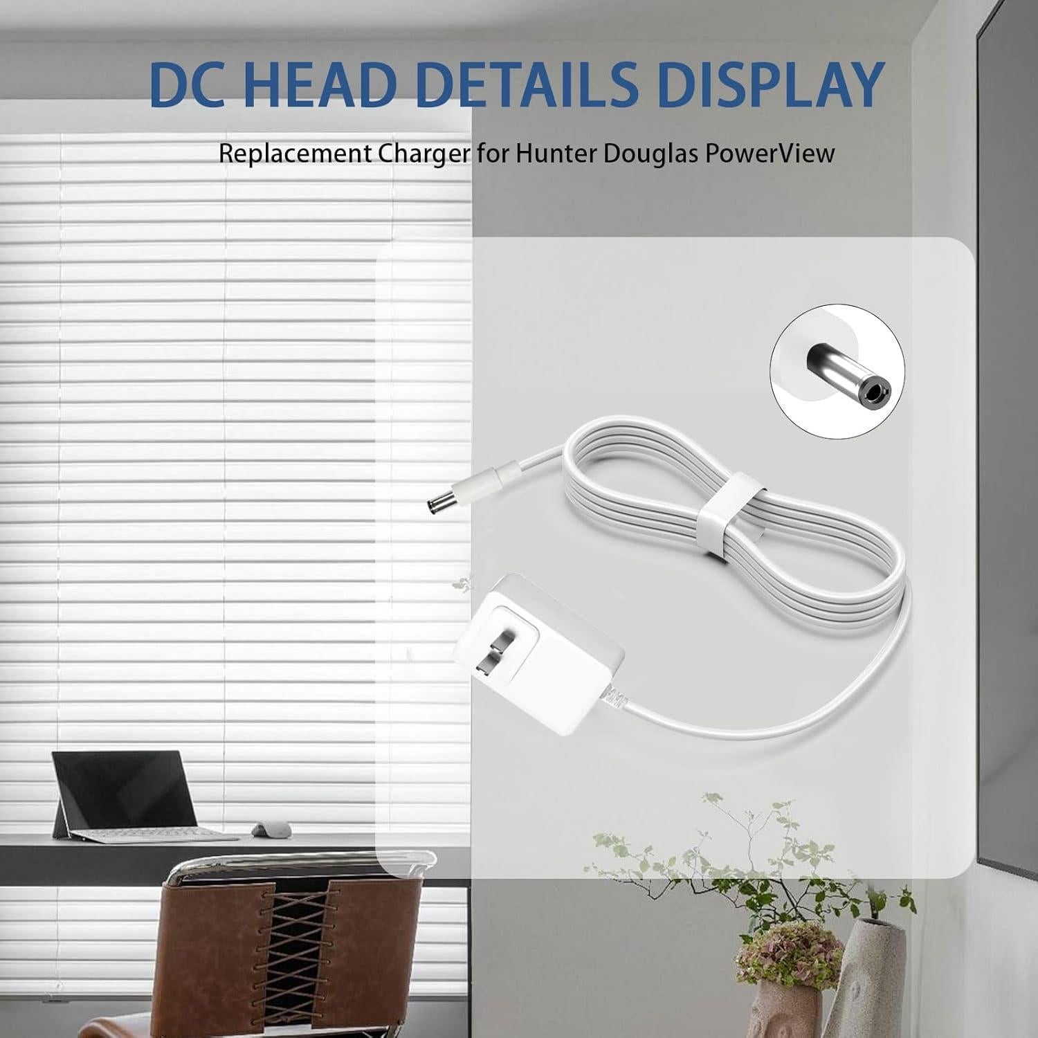 Cargador de Persianas Motorizadas MEROM 16.8V Compatible PowerView