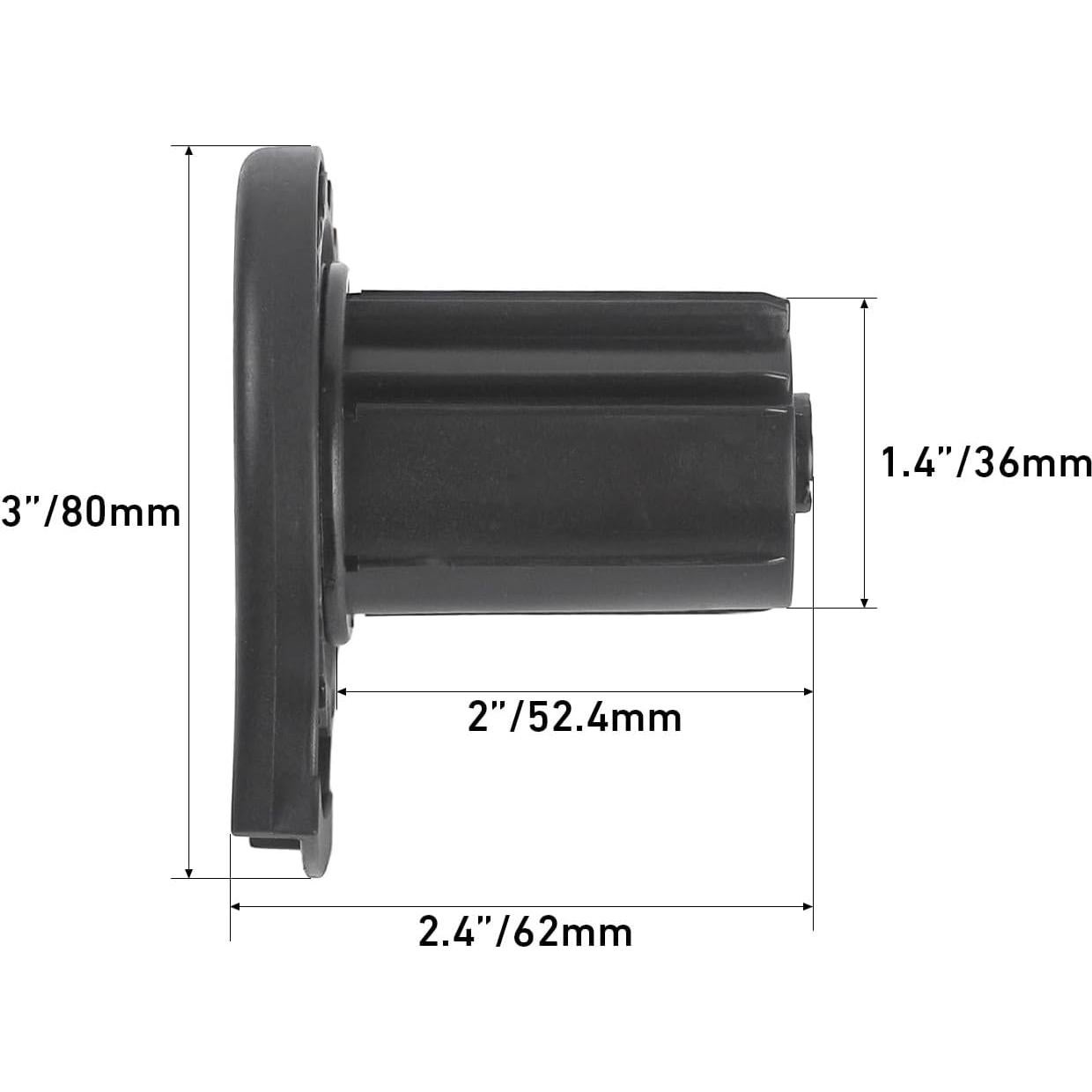 Clutch de Sombra Rollerhouse R-Series R16 para Tubo 38mm - Negro