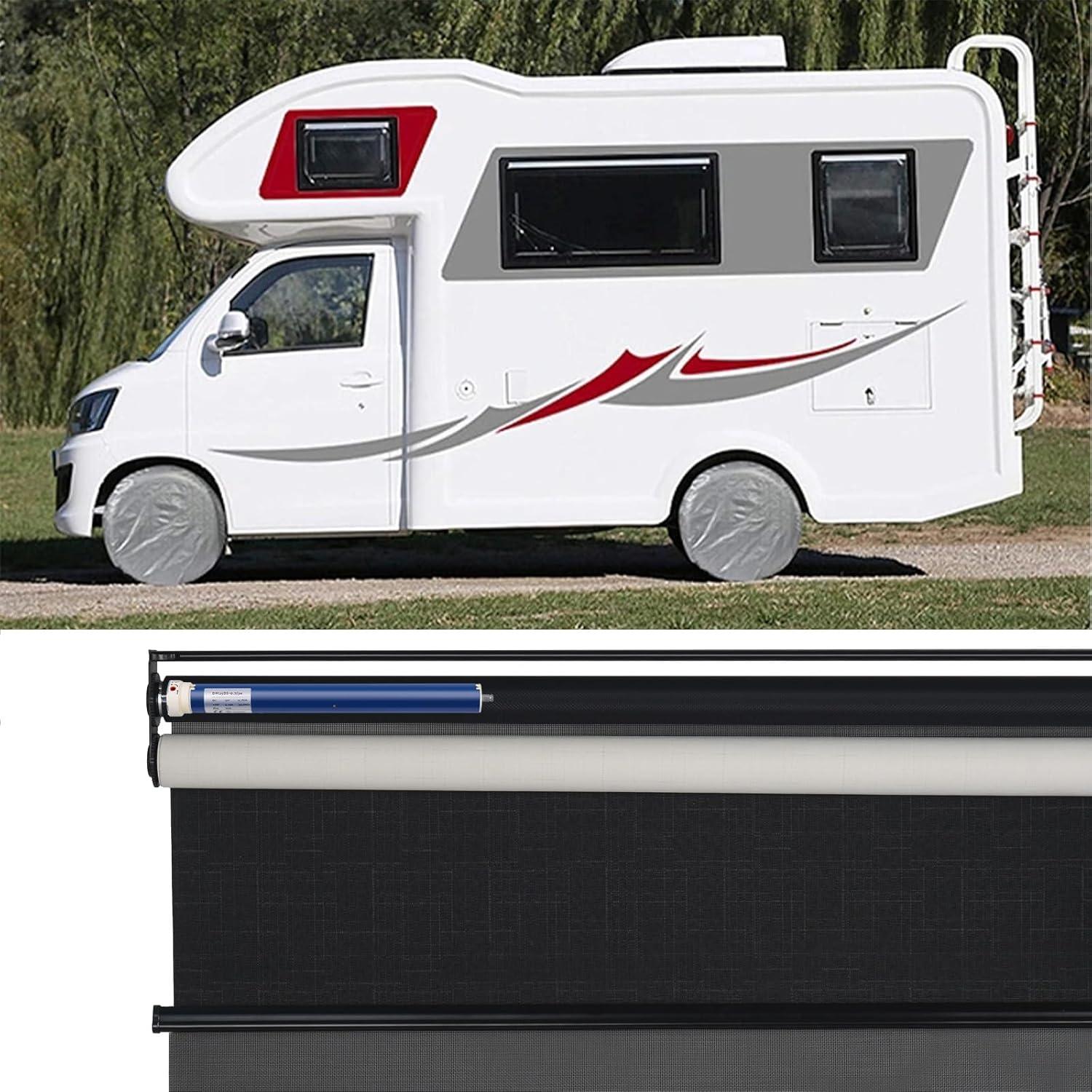 Motor de Sombra Eléctrico Rollerhouse DM25DS 12V para RV