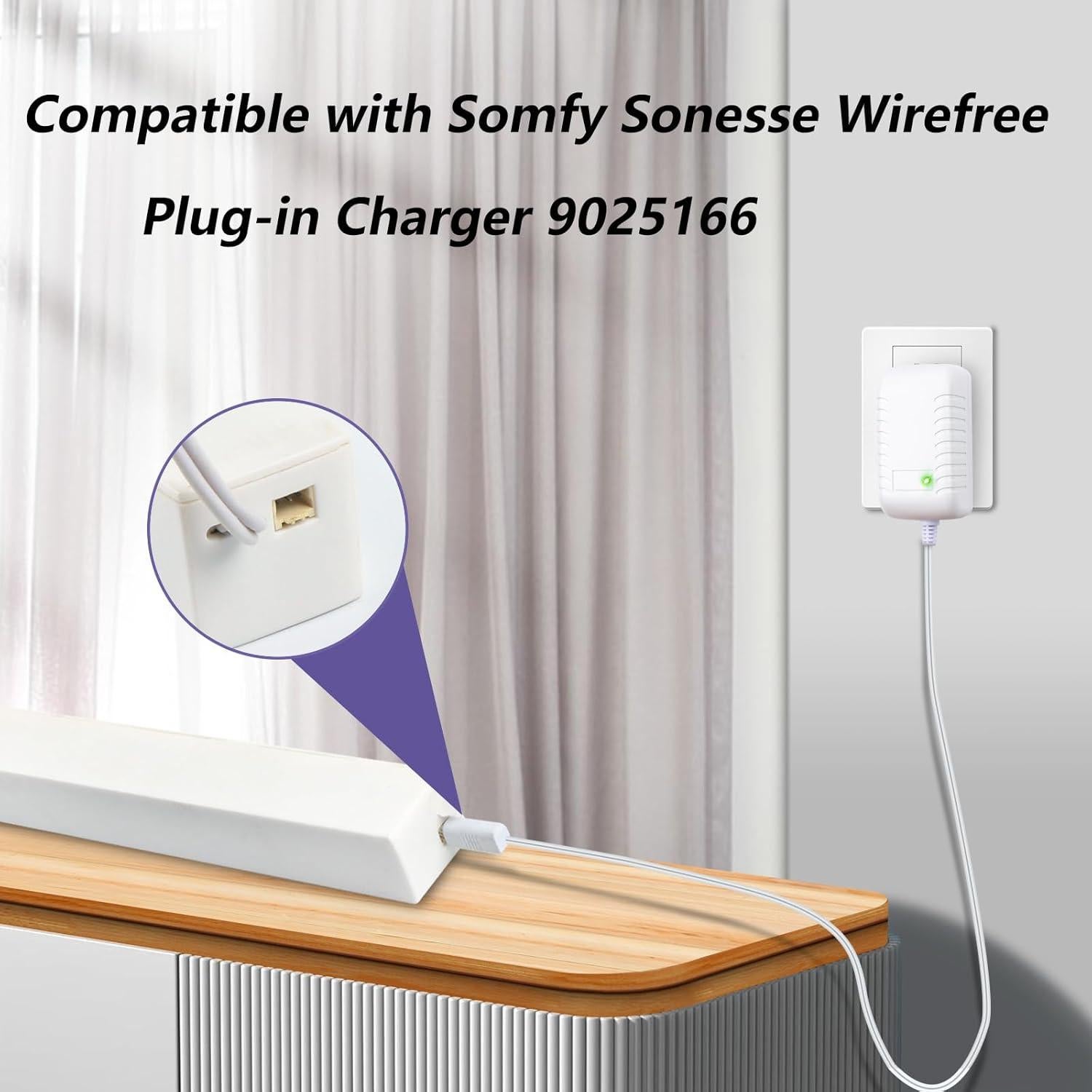 Cargador de Batería de Litio 12V para Persianas Somfy