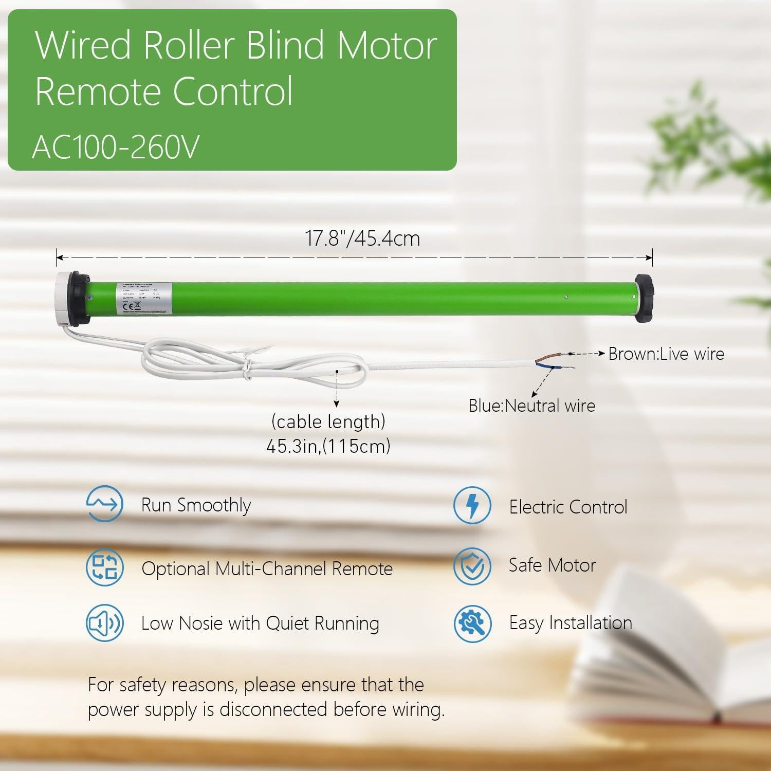 Control Remoto Motor Persiana Enrollable AUDEEKON 100-240V