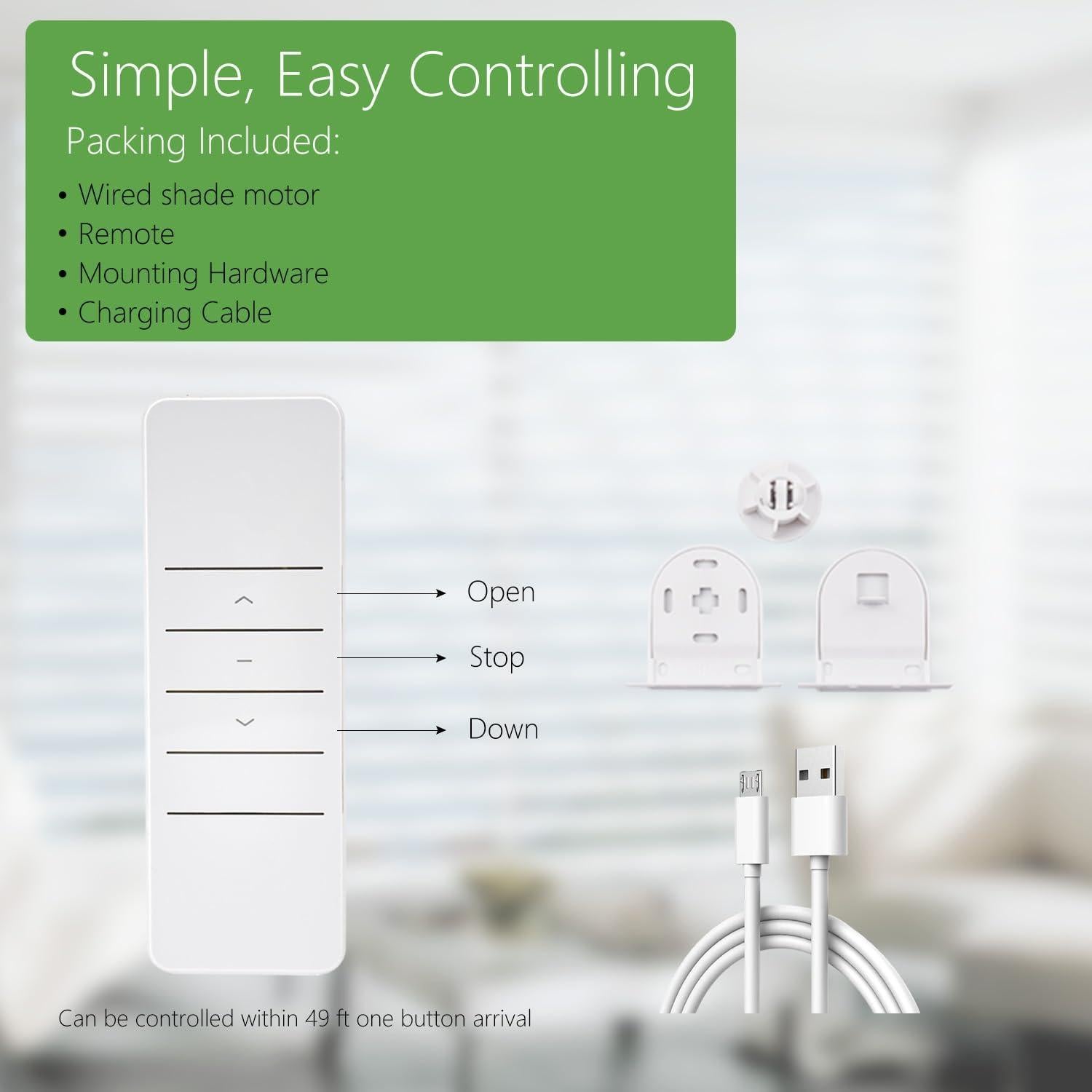 Control Remoto Motor Persiana Enrollable AUDEEKON 100-240V