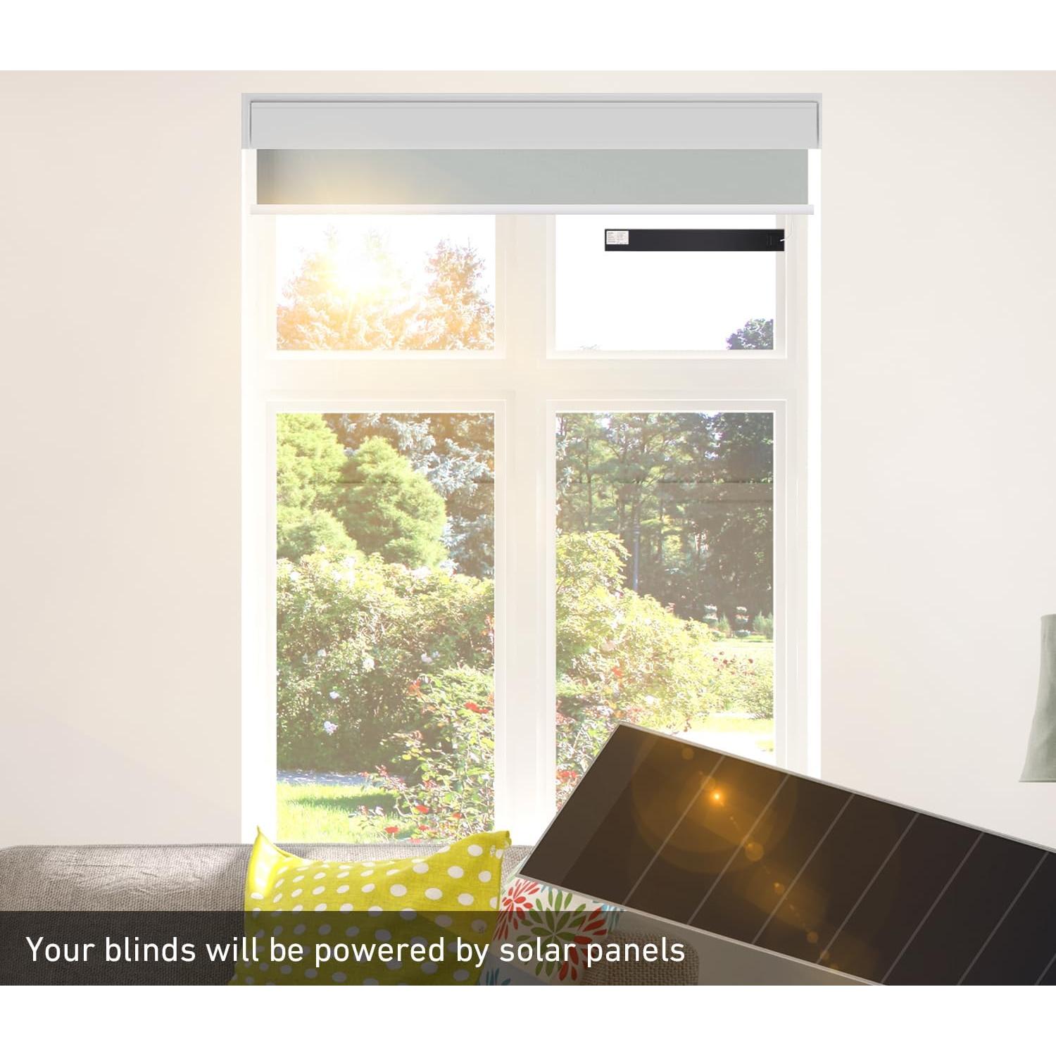 Cargador Solar Rollerhouse 11V 3.5W para Persianas Batería