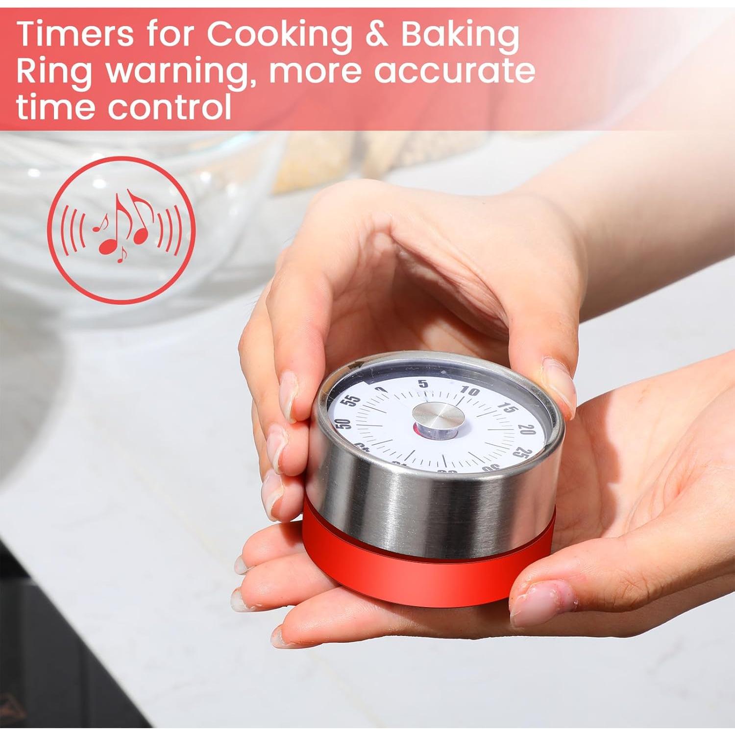 Temporizador Visual Magnético Relaxweex 60 Minutos 6 cm Rojo