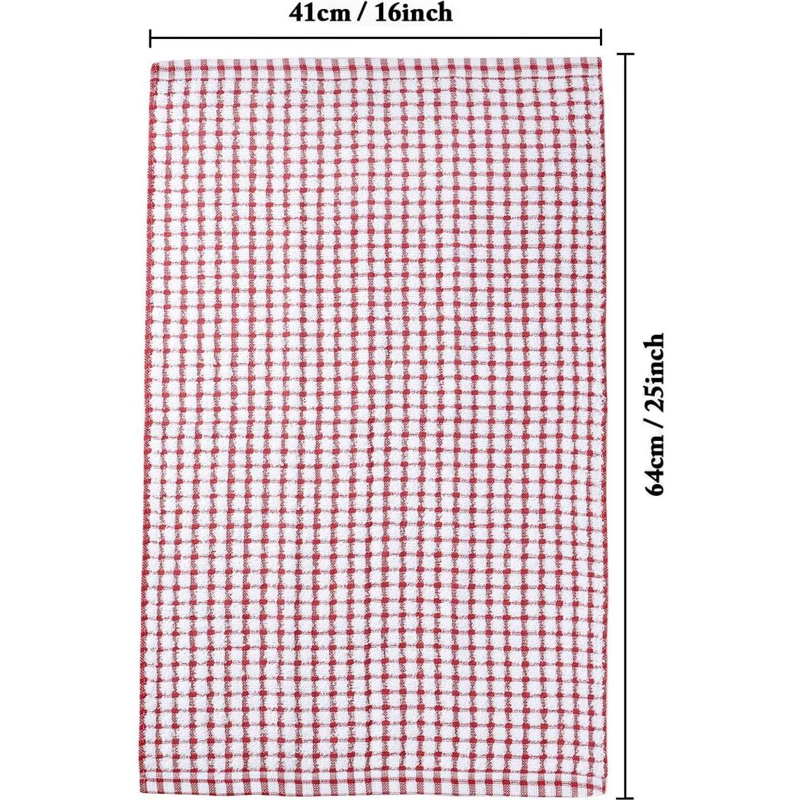 Toallas de Cocina LAZI Algodón 6 Piezas 63.5x40.6 cm