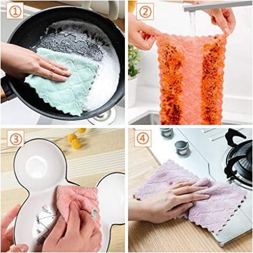 Paño de limpieza de microfibra Hypermotion 12 piezas 265x155mm