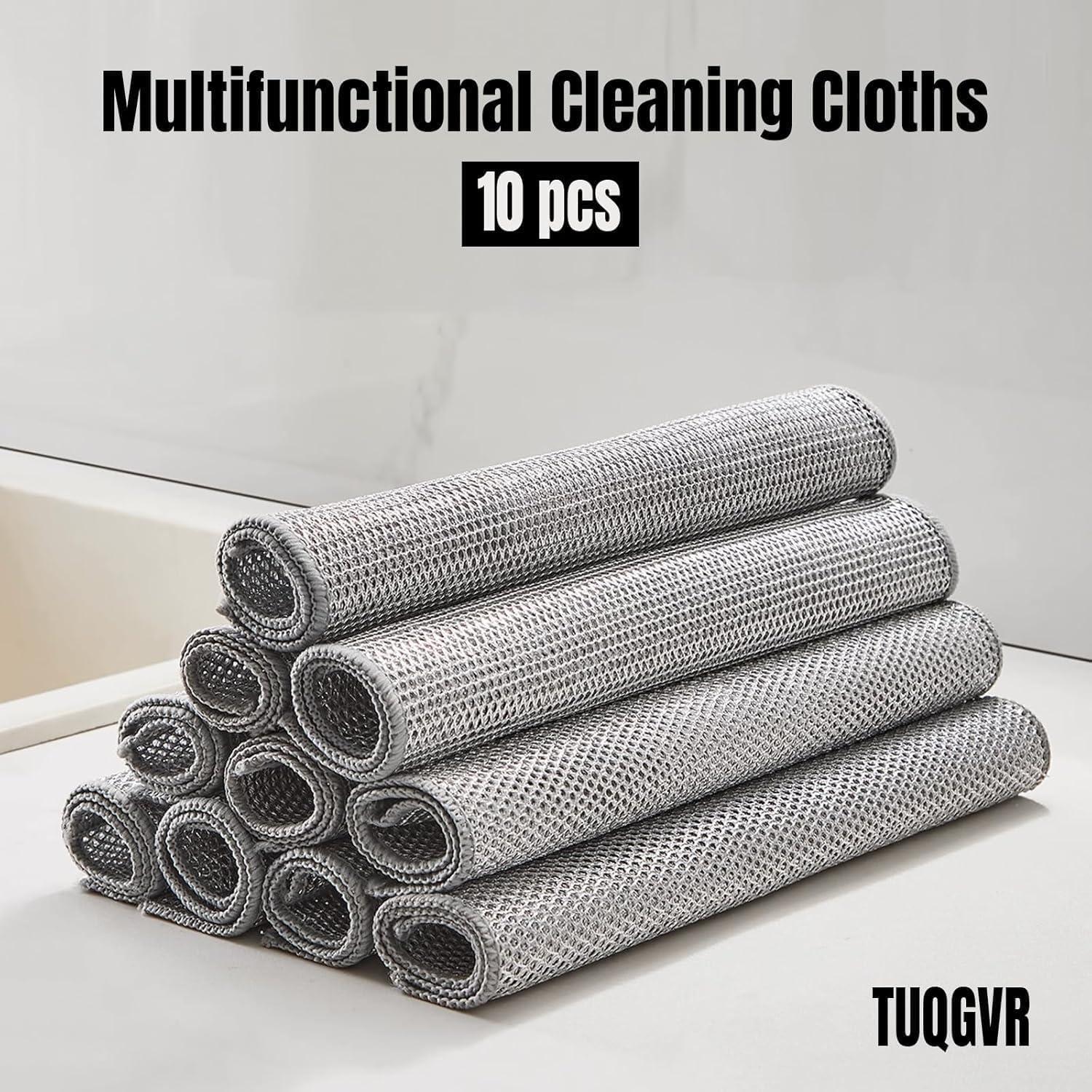 Paños de Cocina BIGIICO 10pcs Nylon Antirayones 29.2cm