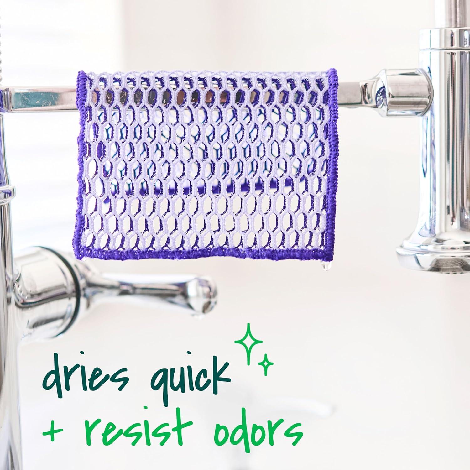 Paños de Cocina Scotch-Brite Stay Clean, 2 Reutilizables y Duraderos