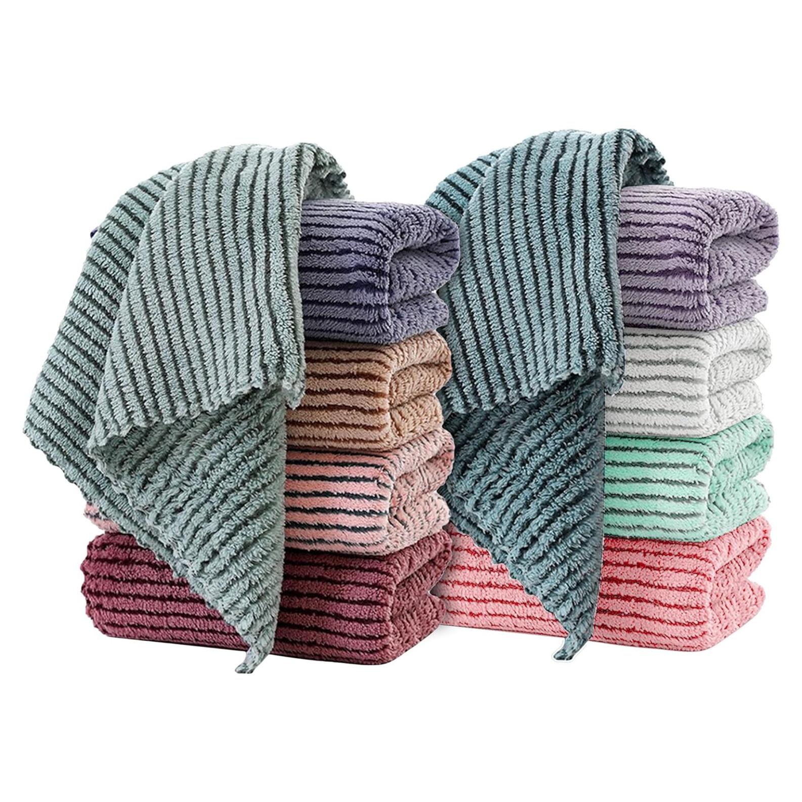 Toallas de Microfibra BEWDIO 30x30cm Paquete de 10 Absorbentes