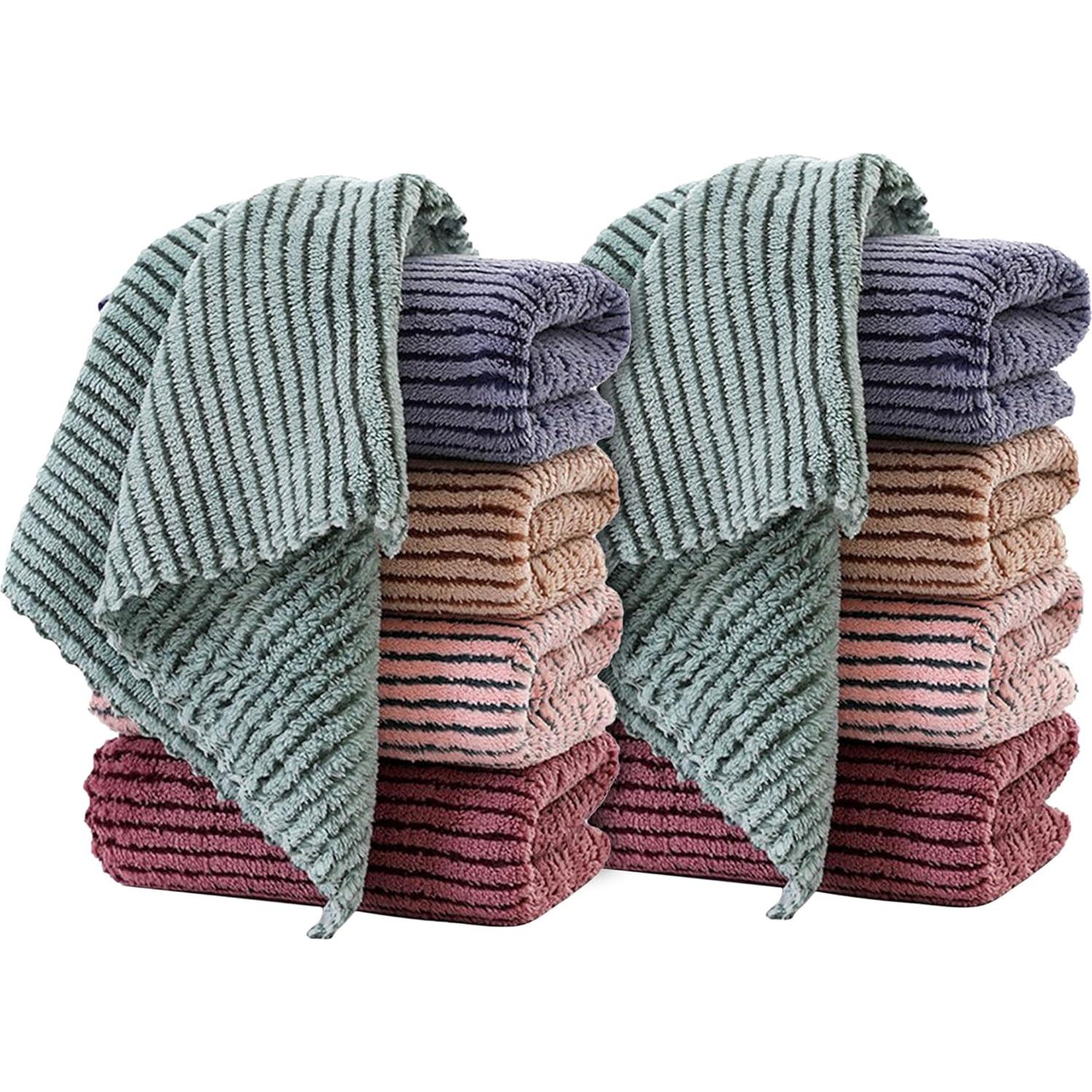 Toallas de Microfibra BEWDIO 30x30cm Paquete de 10 Absorbentes