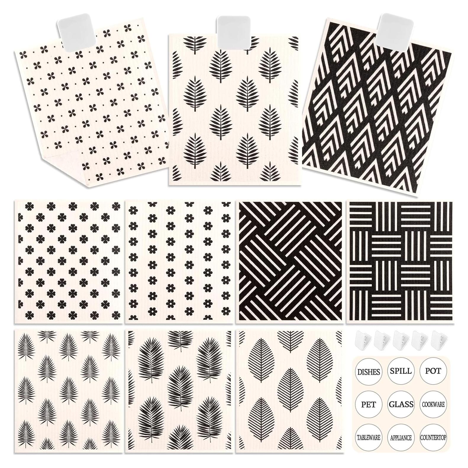 Paquete de 10 paños de cocina reutilizables Lucomb 20x18 cm