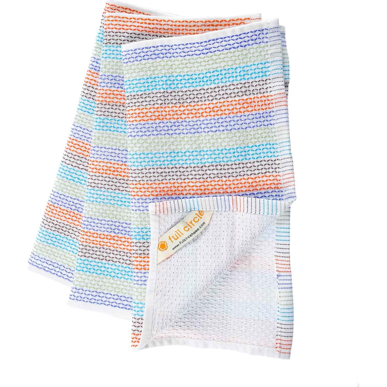 Set de 3 Paños de Cocina 100% Algodón Orgánico Full Circle