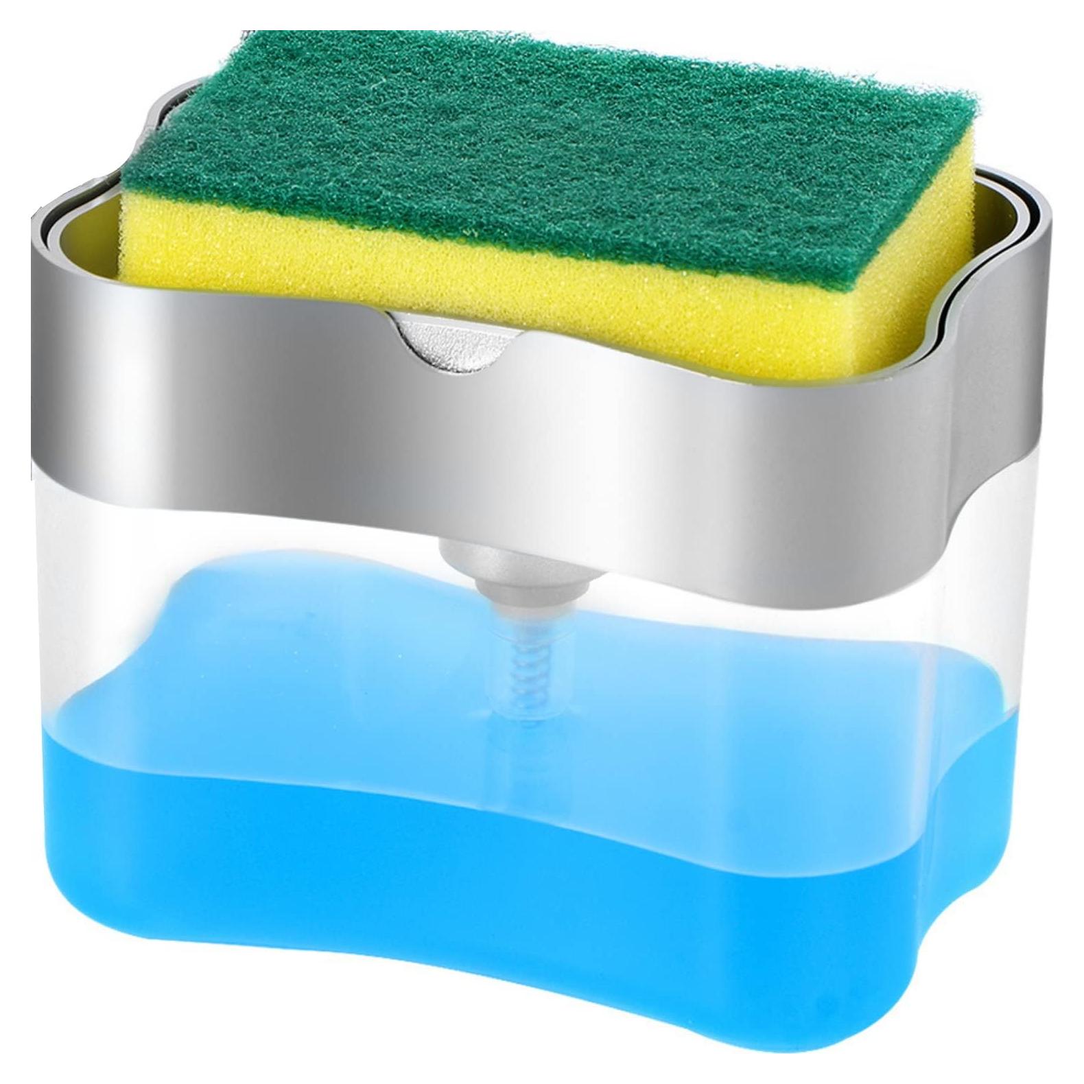 Dispensador de Jabón LIFEEZY 384 ml con Caddy y Esponja