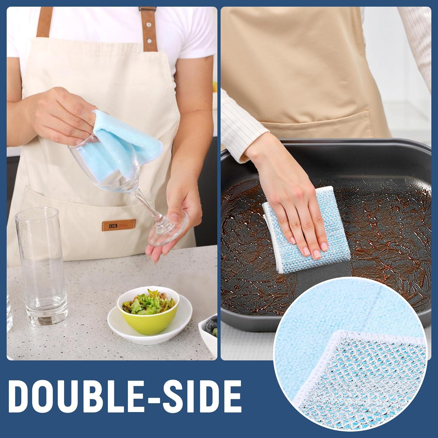 Paños de limpieza de alambre CJACJA 15 unidades 20x20 cm