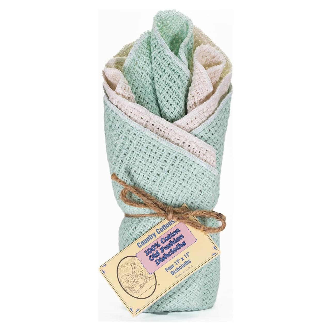 Paños de Cocina 100% Algodón Country Cottons - Set 4 Colores