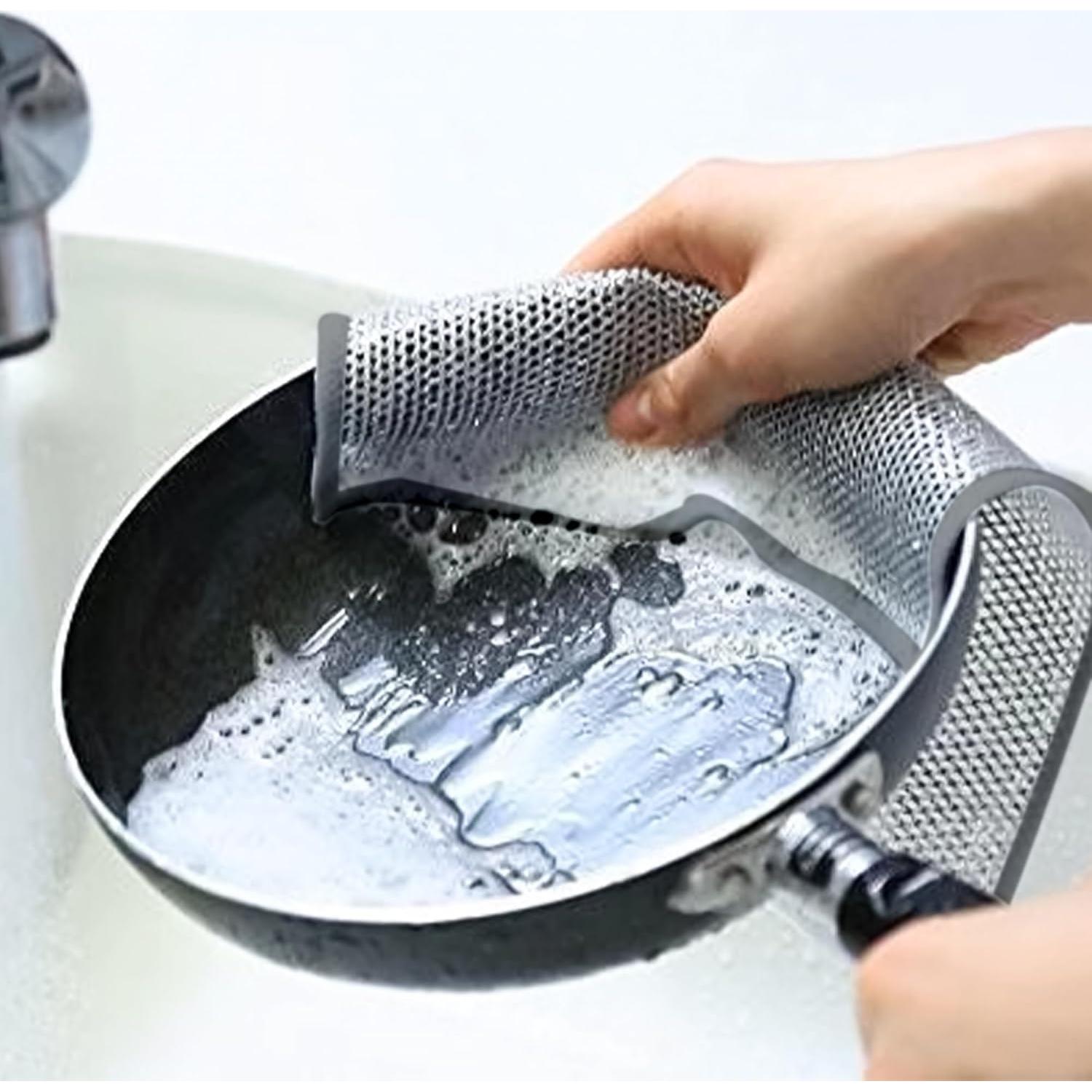 Paños de Alambre Plateado CYjorkbgg - 20 Piezas 20x20 cm