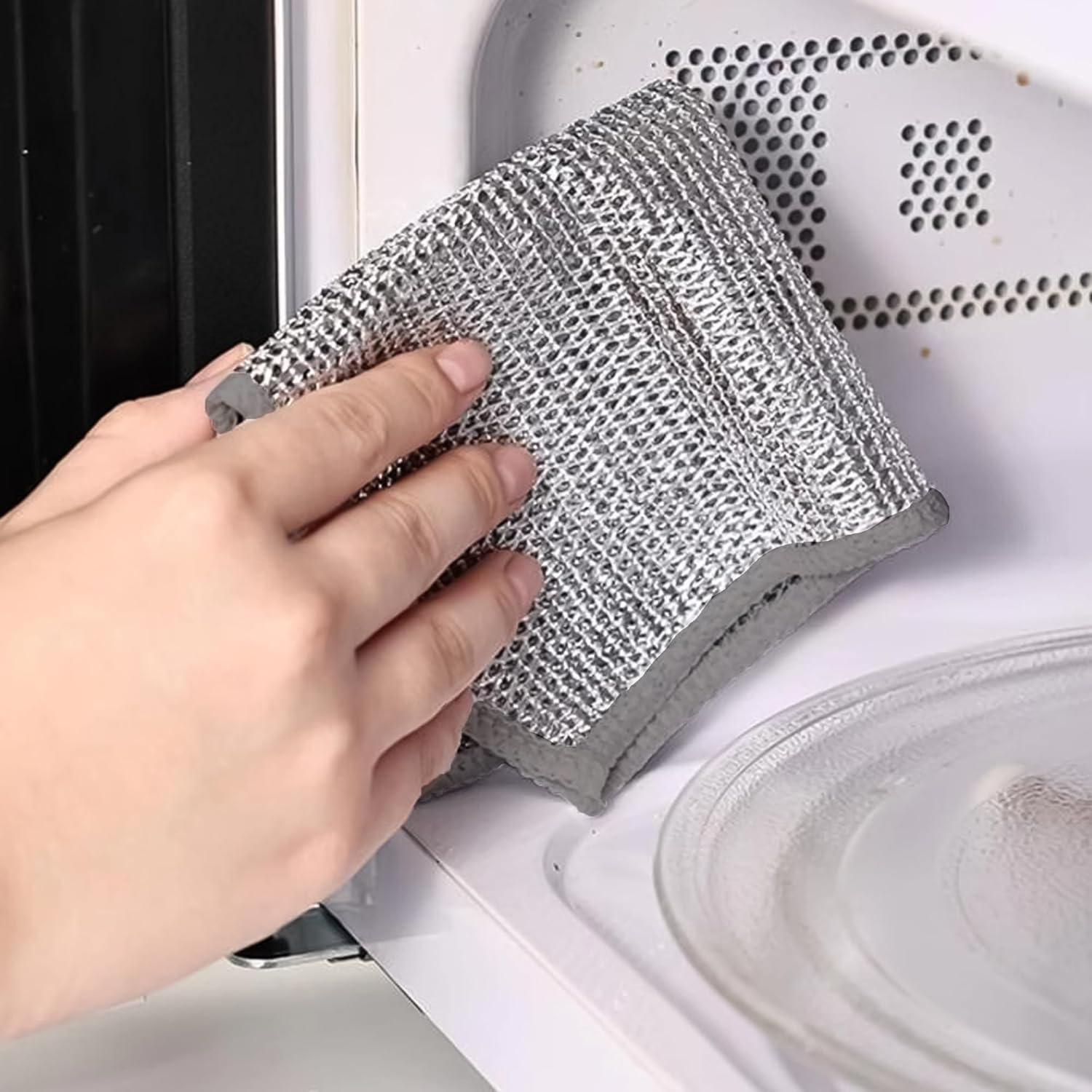 Paños de Alambre Plateado CYjorkbgg - 20 Piezas 20x20 cm