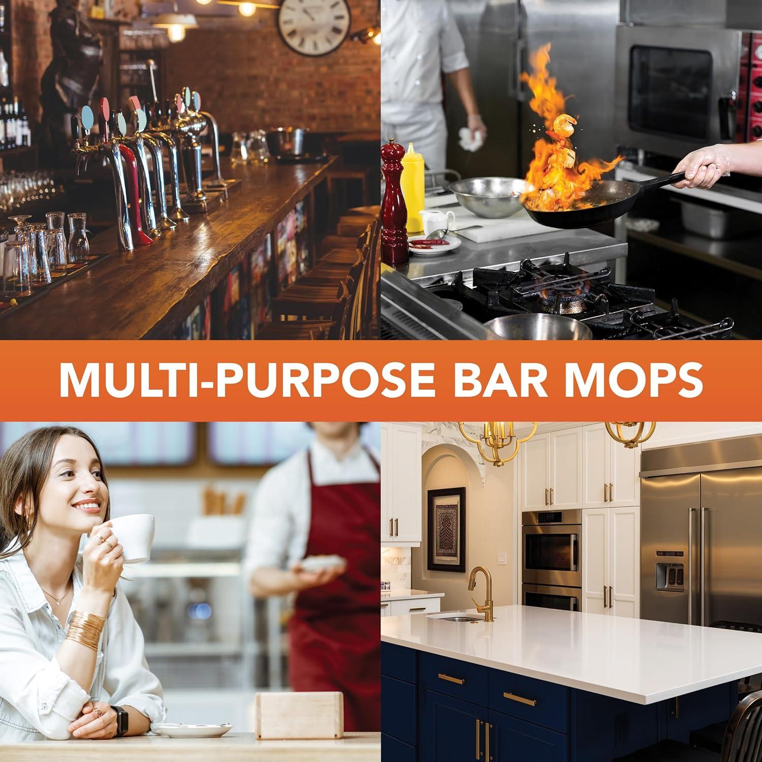 Toallas de Bar Mop Arkwright - Paquete de 12 Algodón 40x48 cm