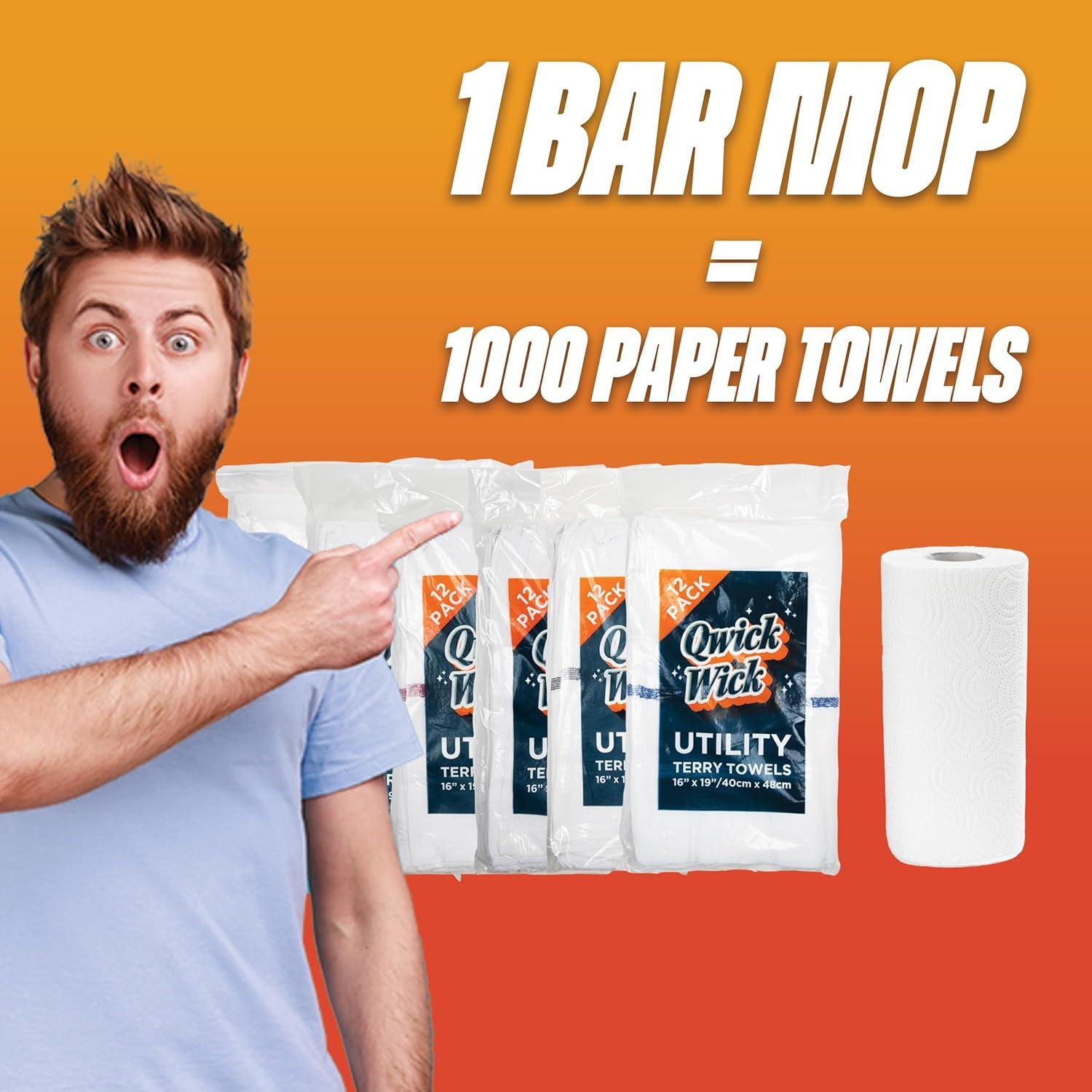 Toallas de Bar Mop Arkwright - Paquete de 12 Algodón 40x48 cm