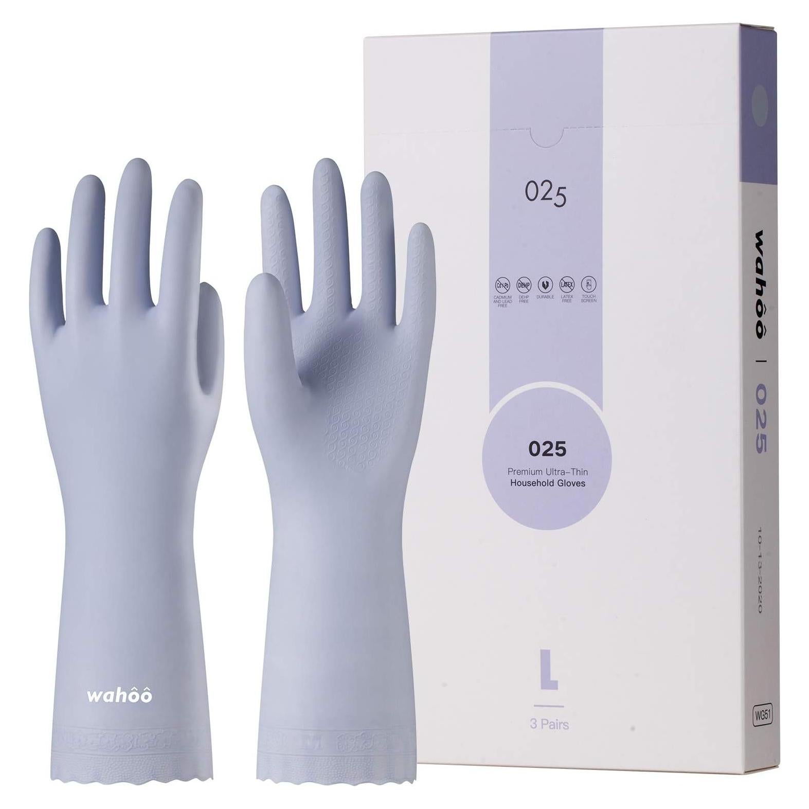 Guantes de Limpieza Reutilizables LANON Wahoo Azul Pequeño